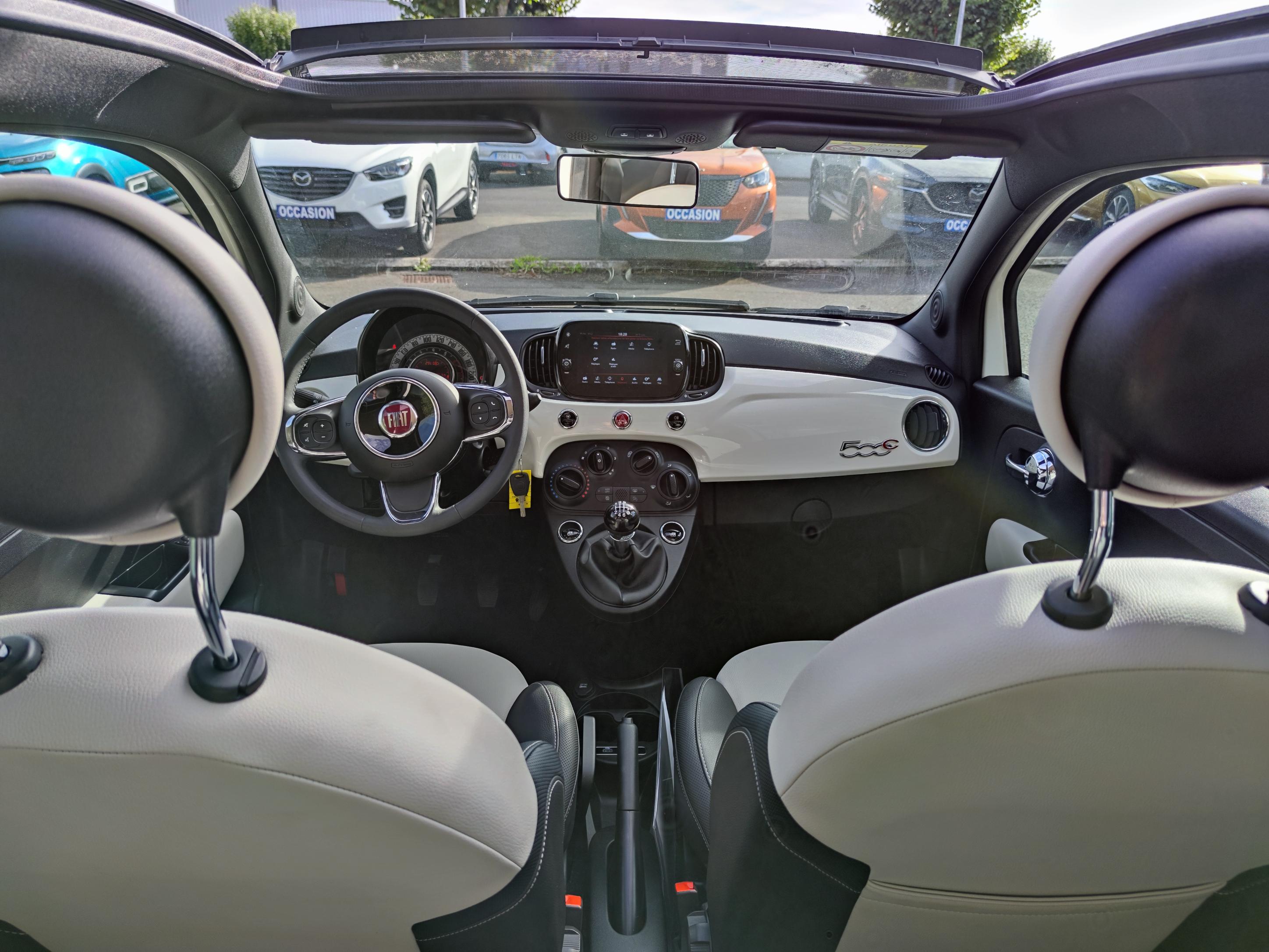 FIAT 500C 1.0 70 ch Hybride BSG S/S Dolcevita Hybrid - Véhicule Occasion Océane Auto