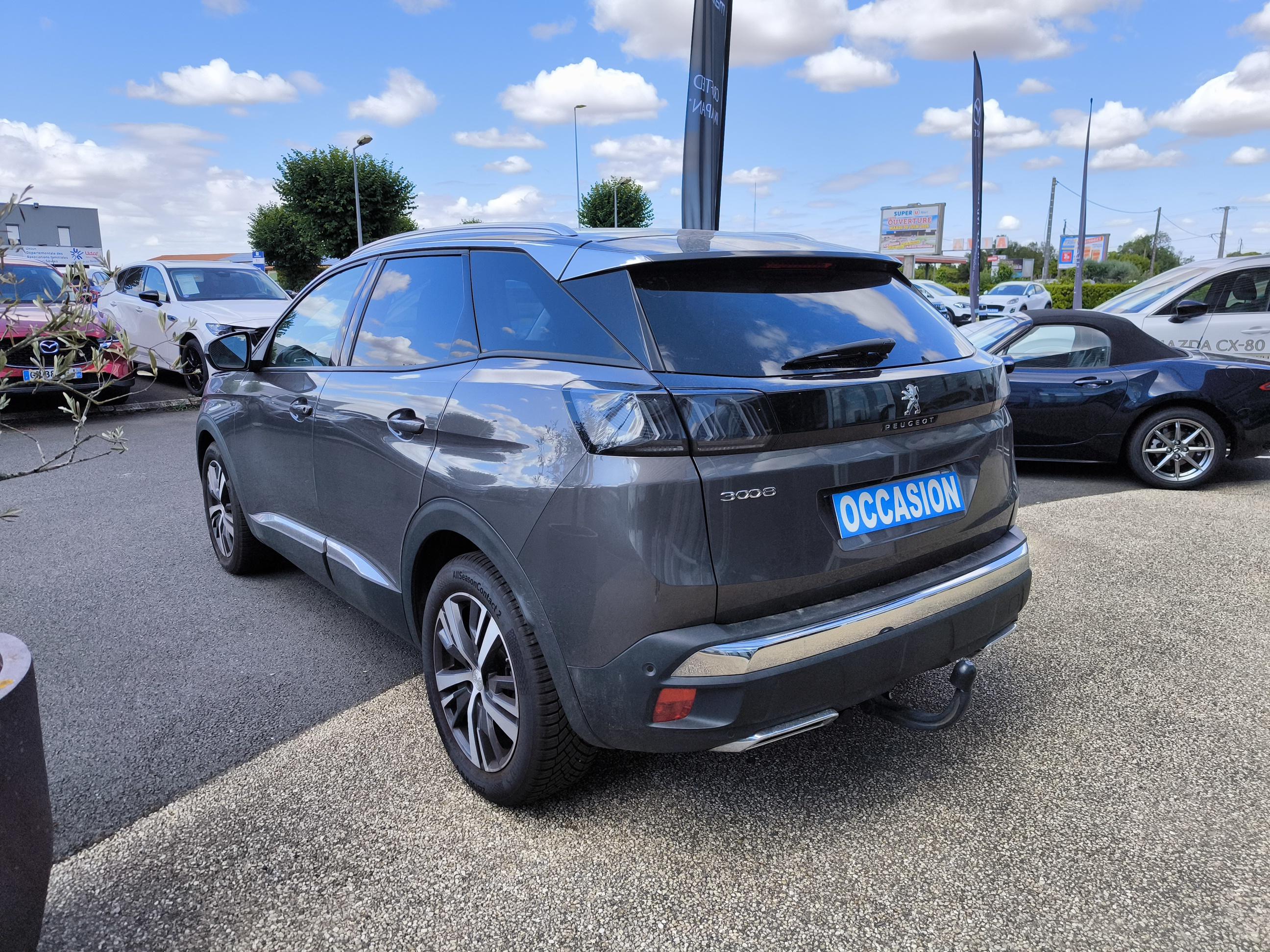 PEUGEOT 3008 BlueHDi 130ch S&S EAT8 Allure Pack - Véhicule Occasion Océane Auto