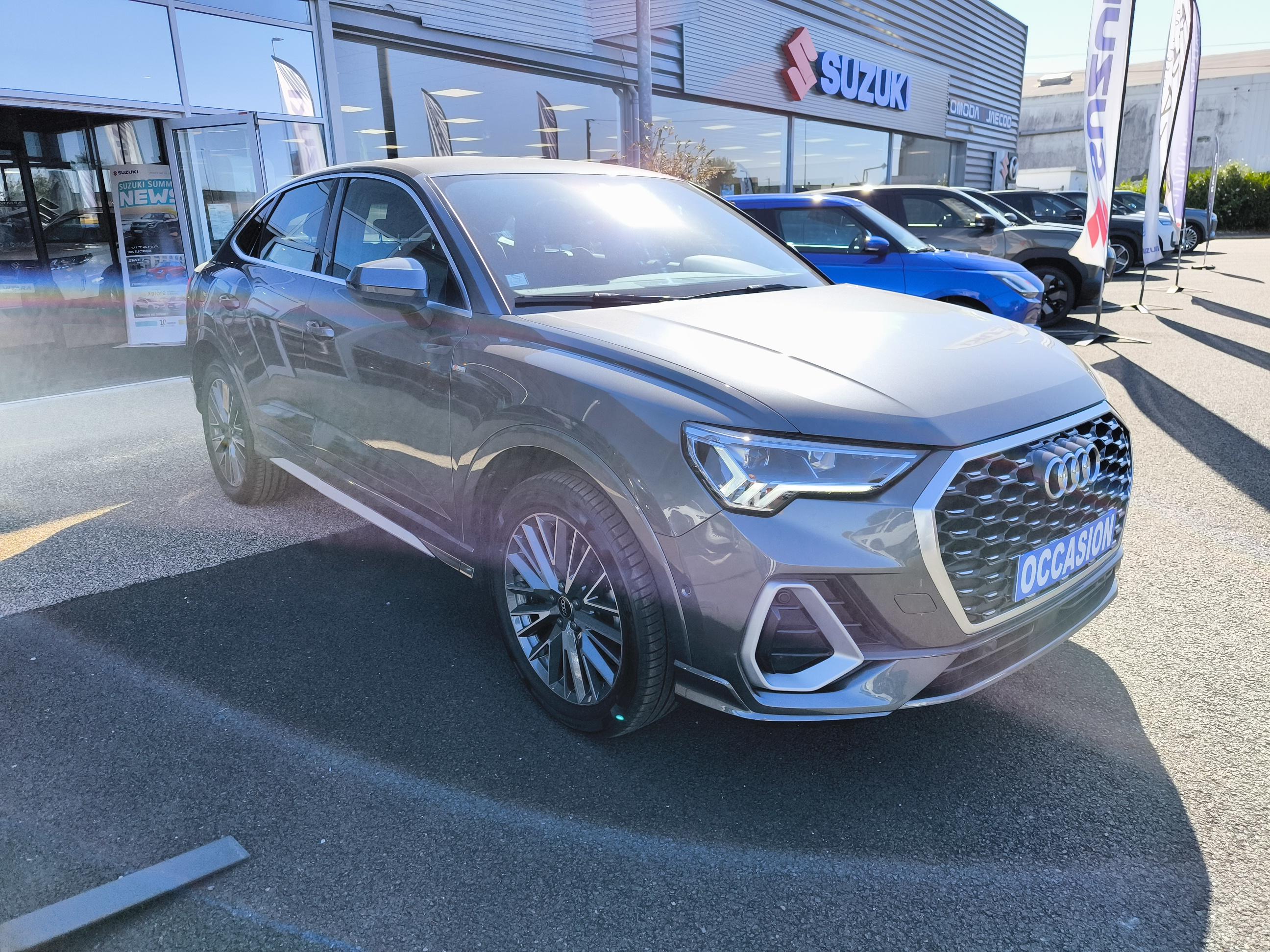 AUDI Q3 Sportback 45 TFSIe 245 ch S tronic 6 S line - Véhicule Occasion - Océane Auto AUDI Q3 Sportback 45 TFSIe 245 ch S tronic 6 S line - Véhicule Occasion Océane Auto