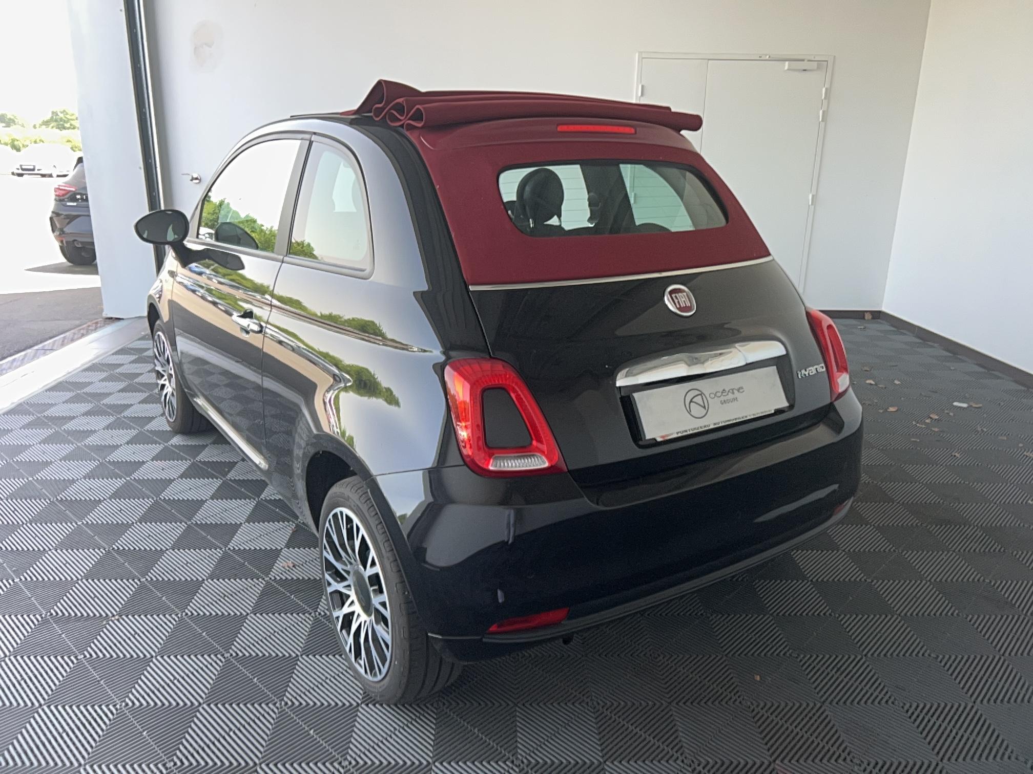 FIAT 500 1.0 70 ch Hybride BSG S/S Club - Véhicule Occasion Océane Auto