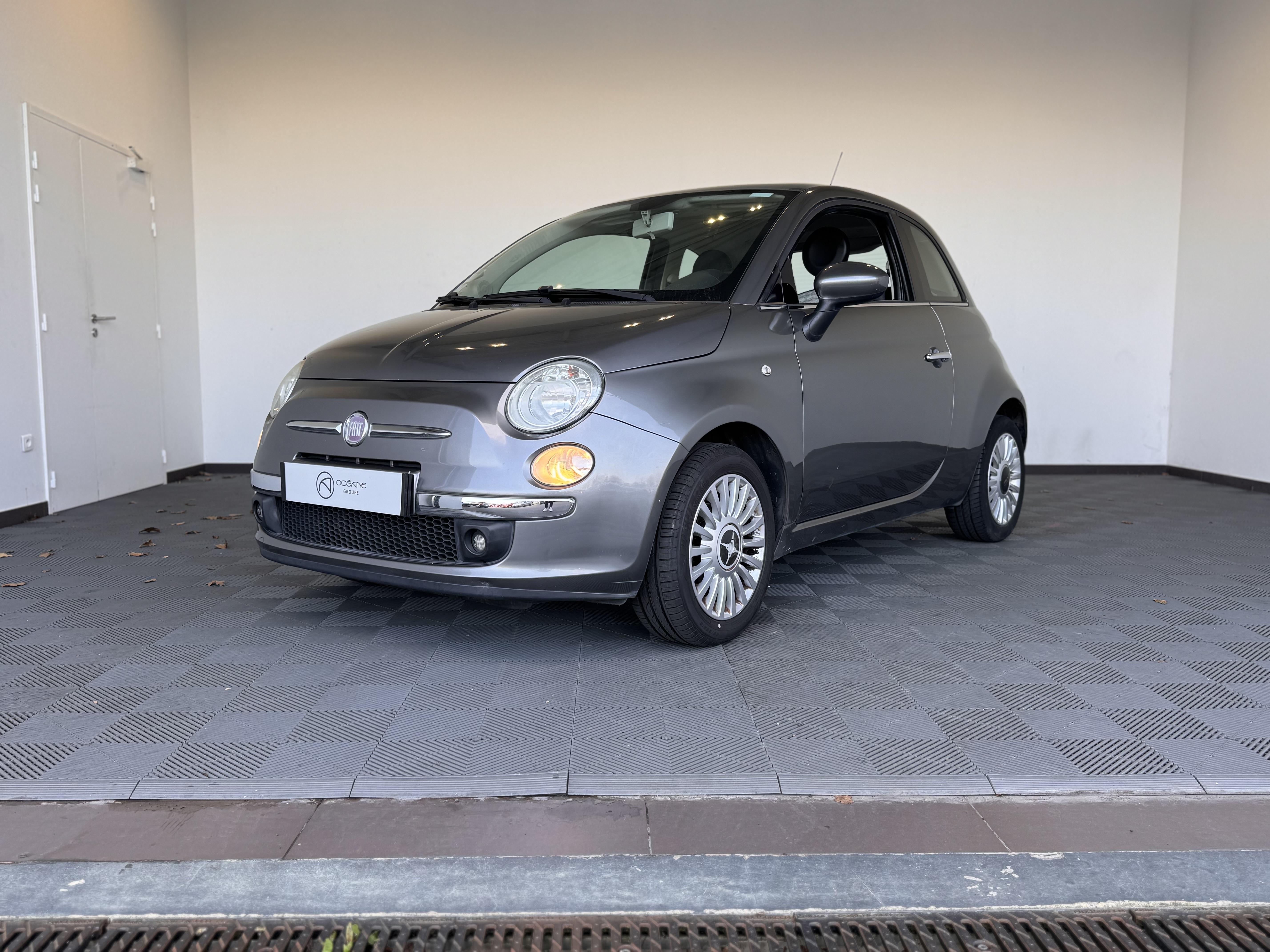 FIAT 500 1.2 8V 69 ch S&S Lounge - Véhicule Occasion Océane Auto