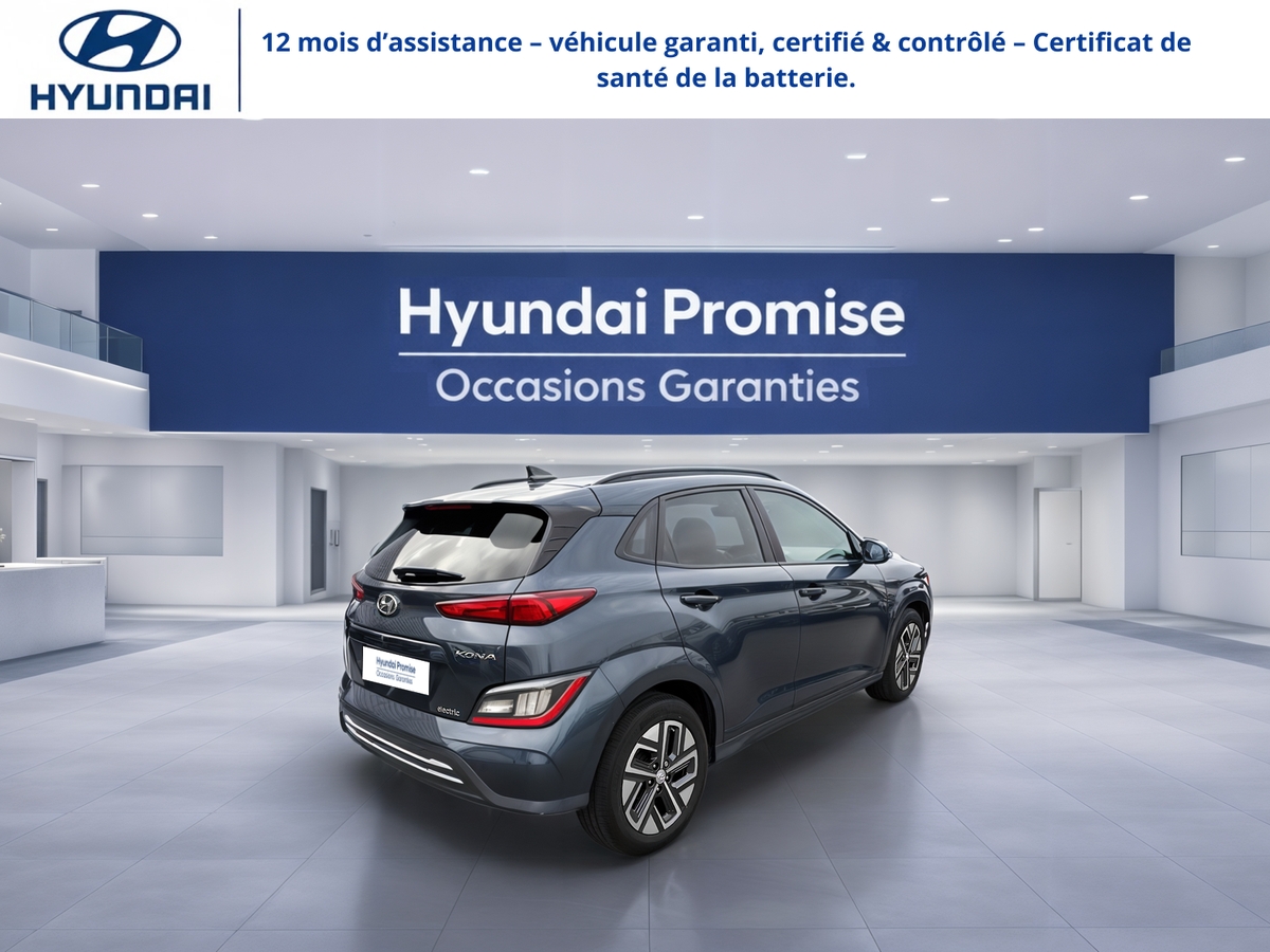 HYUNDAI Kona Electrique 64 kWh - 204 ch Creative - Véhicule Occasion - Océane Auto HYUNDAI Kona Electrique 64 kWh - 204 ch Creative - Véhicule Occasion Océane Auto