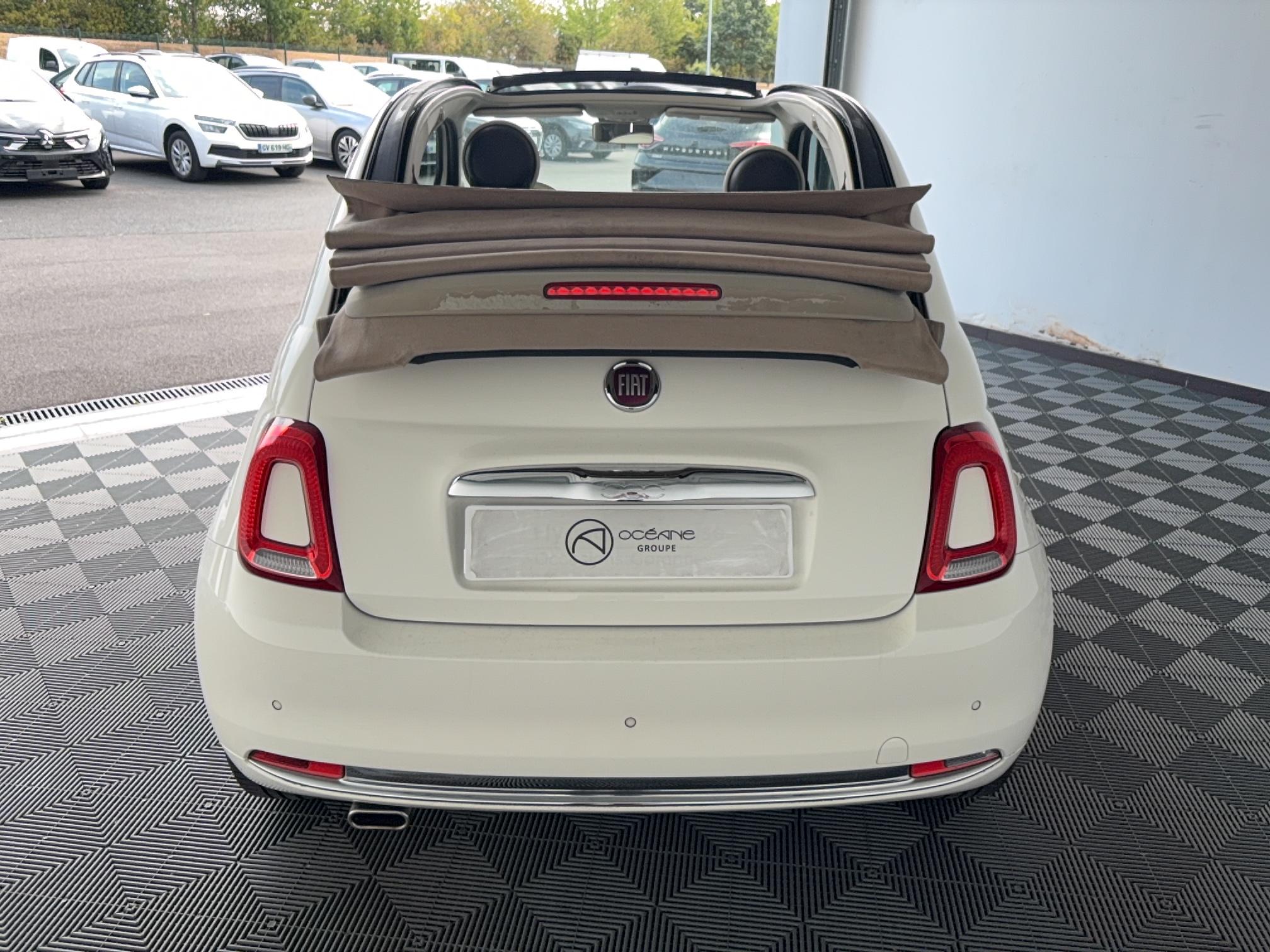 FIAT 500C 1.2 69 ch Eco Pack Lounge - Véhicule Occasion Océane Auto