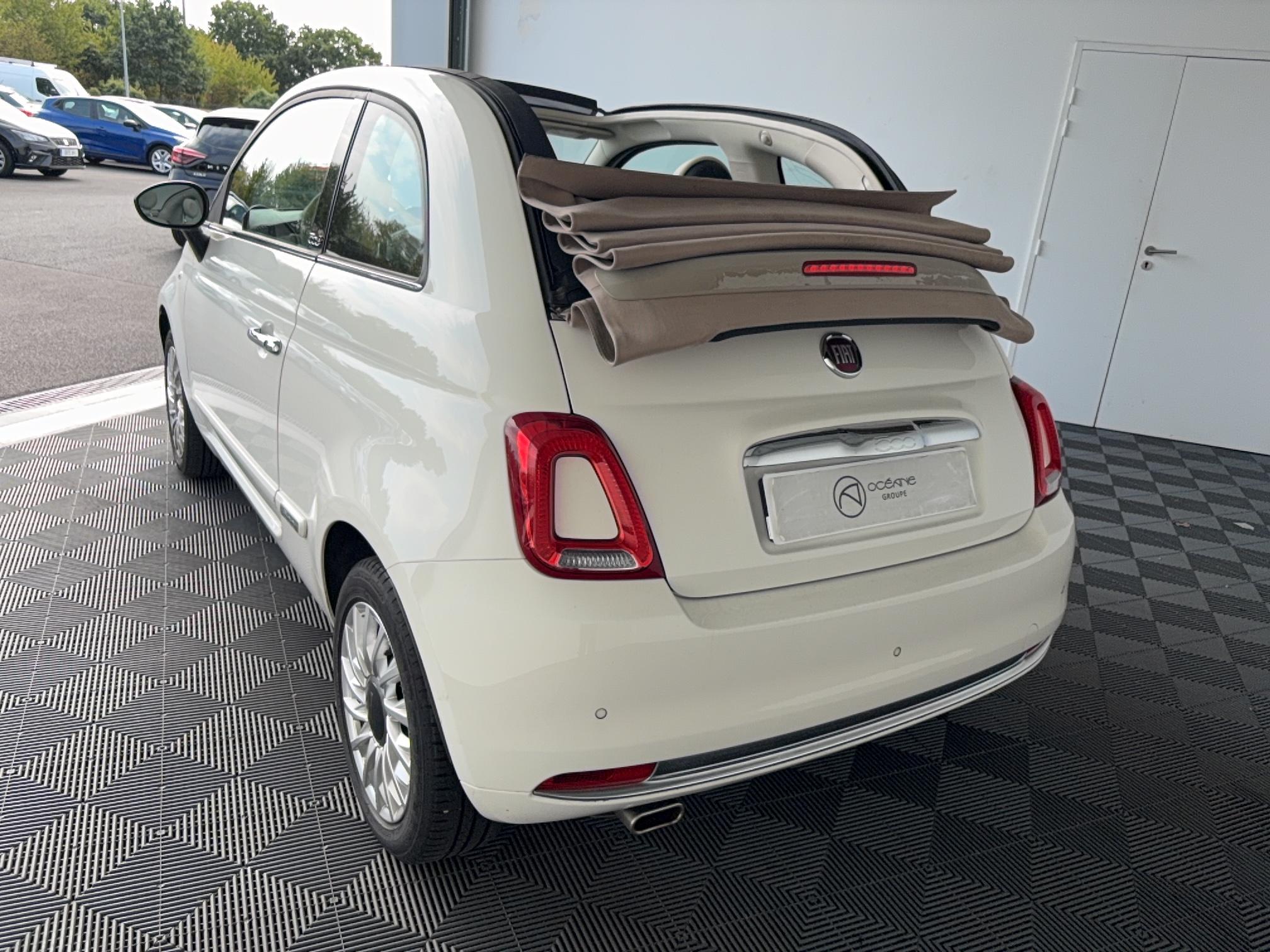 FIAT 500C 1.2 69 ch Eco Pack Lounge - Véhicule Occasion Océane Auto