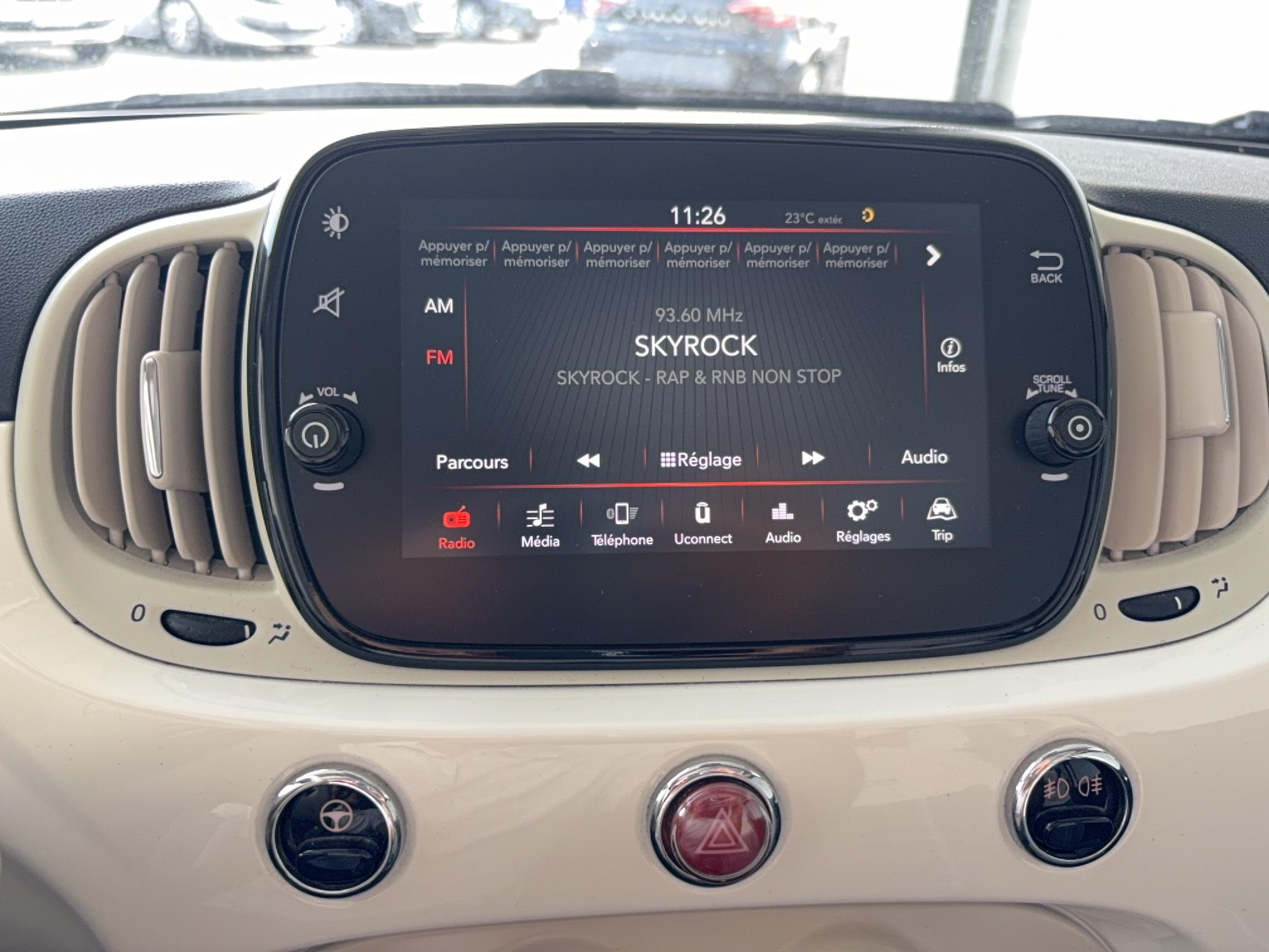 FIAT 500C 1.2 69 ch Eco Pack Lounge - Véhicule Occasion Océane Auto