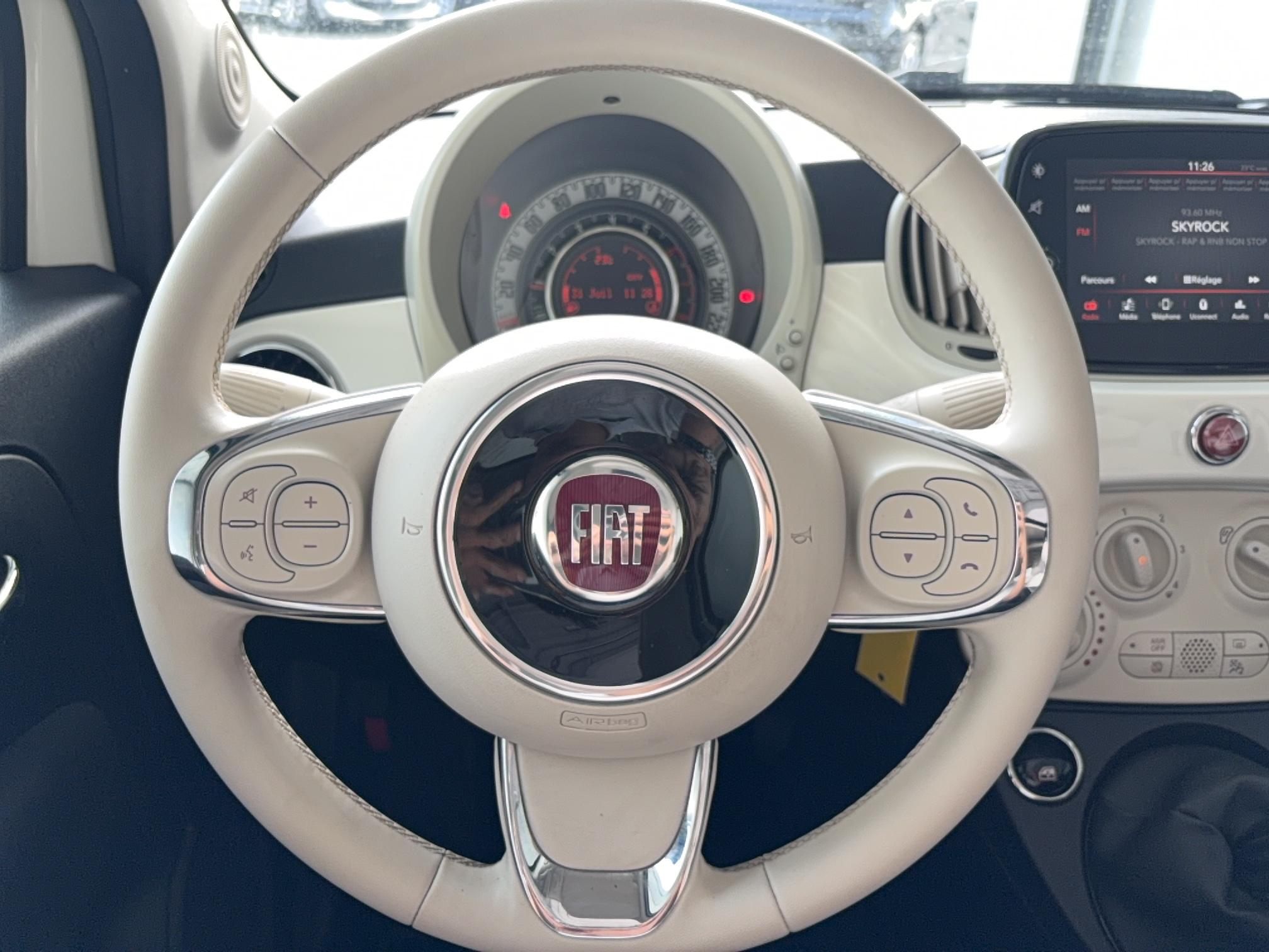 FIAT 500C 1.2 69 ch Eco Pack Lounge - Véhicule Occasion Océane Auto