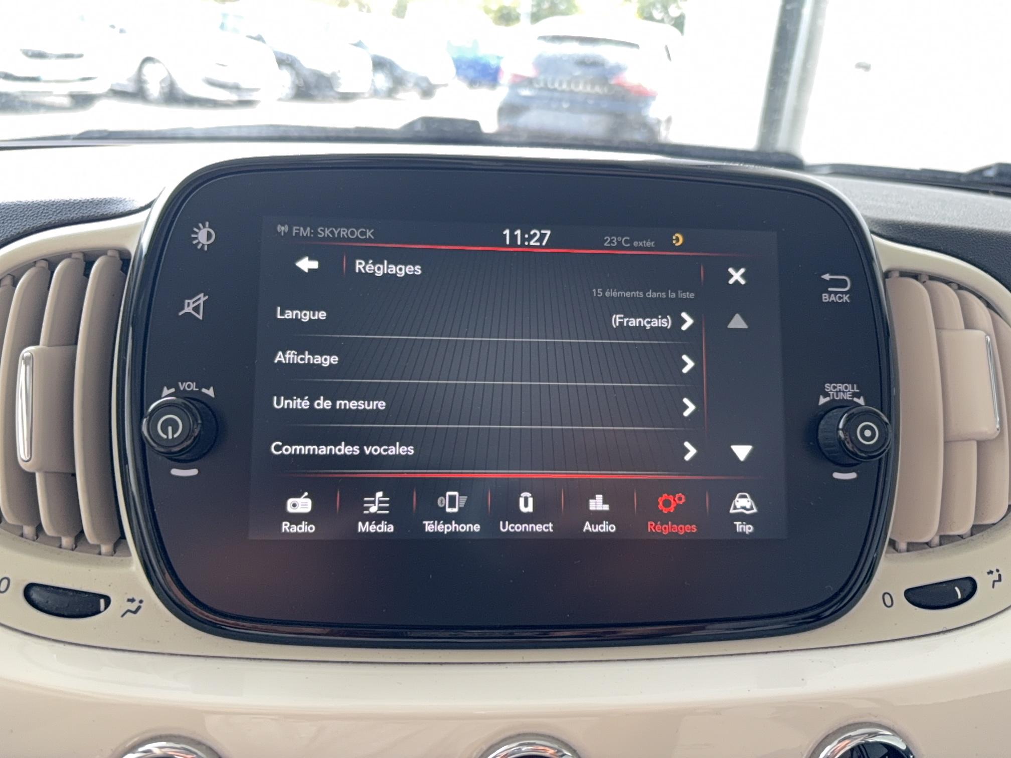 FIAT 500C 1.2 69 ch Eco Pack Lounge - Véhicule Occasion Océane Auto
