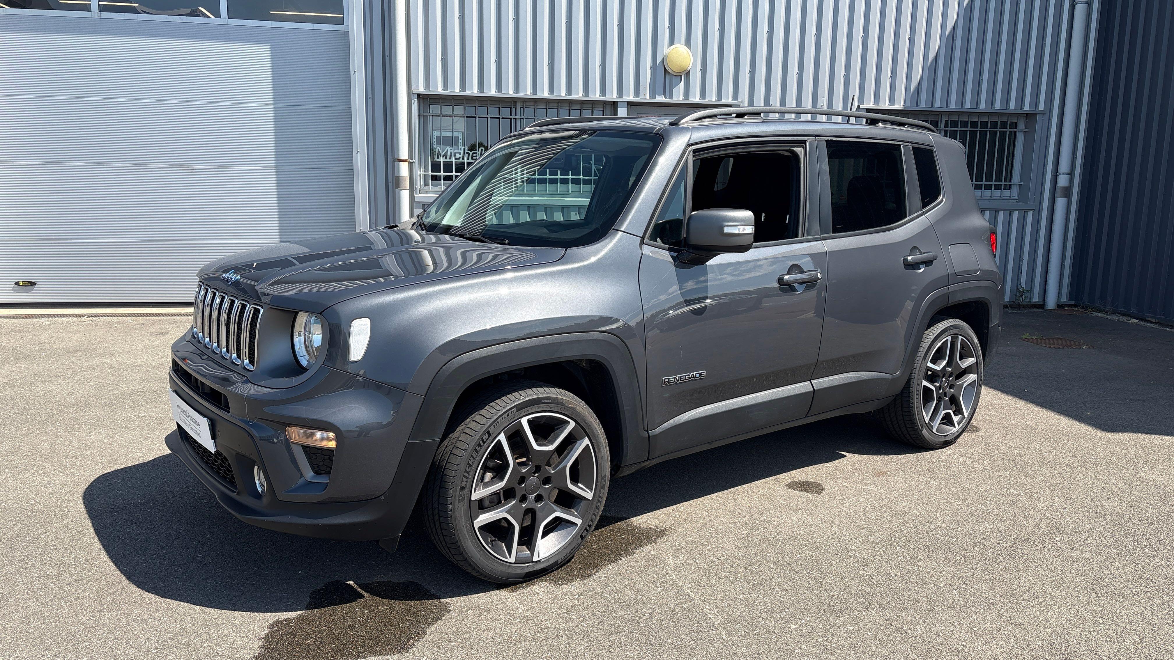 JEEP Renegade 1.3 Turbo T4 190 ch PHEV BVA6 4xe eAWD Limited - Véhicule Occasion Océane Auto