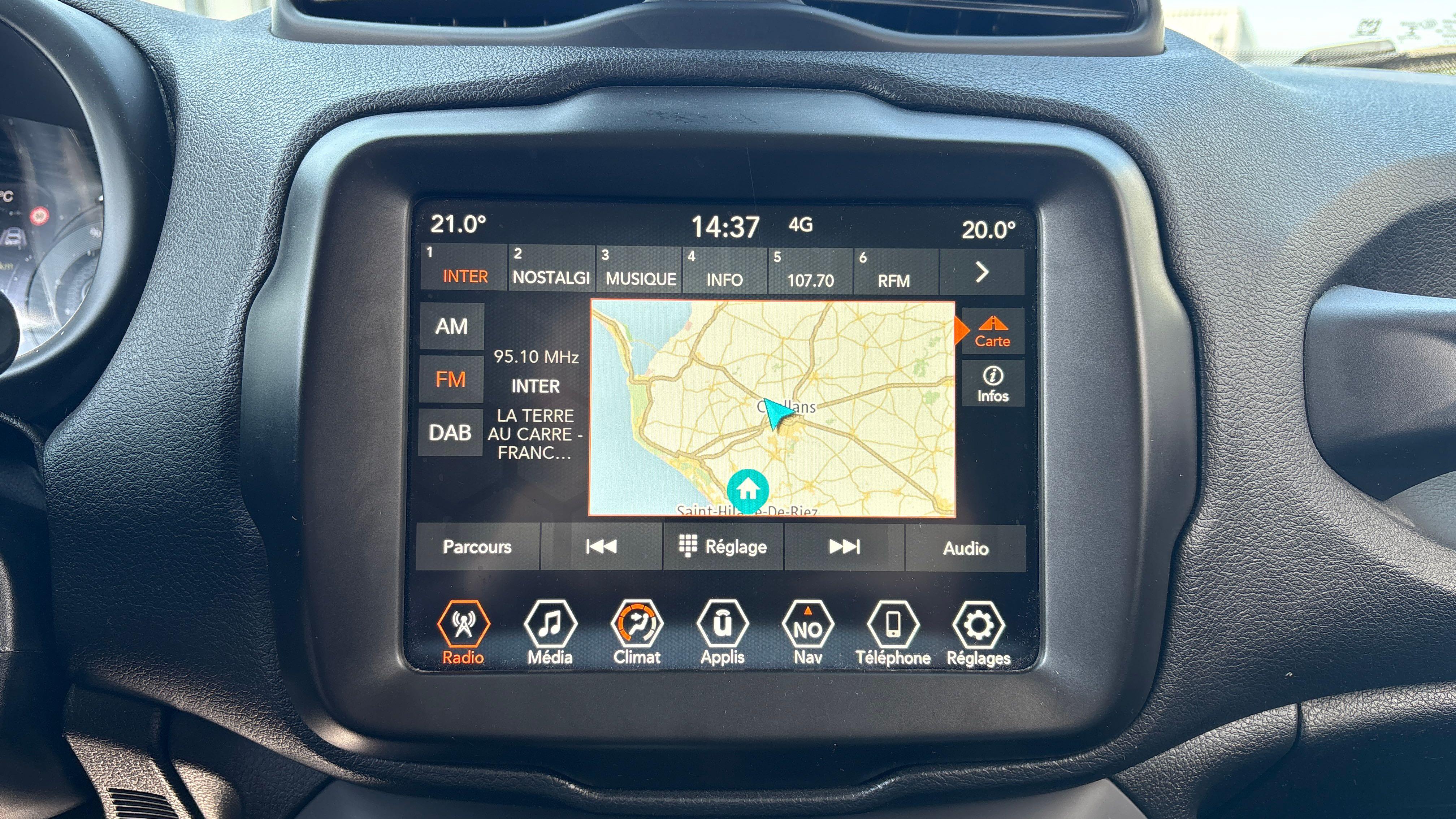 JEEP Renegade 1.3 Turbo T4 190 ch PHEV BVA6 4xe eAWD Limited - Véhicule Occasion Océane Auto