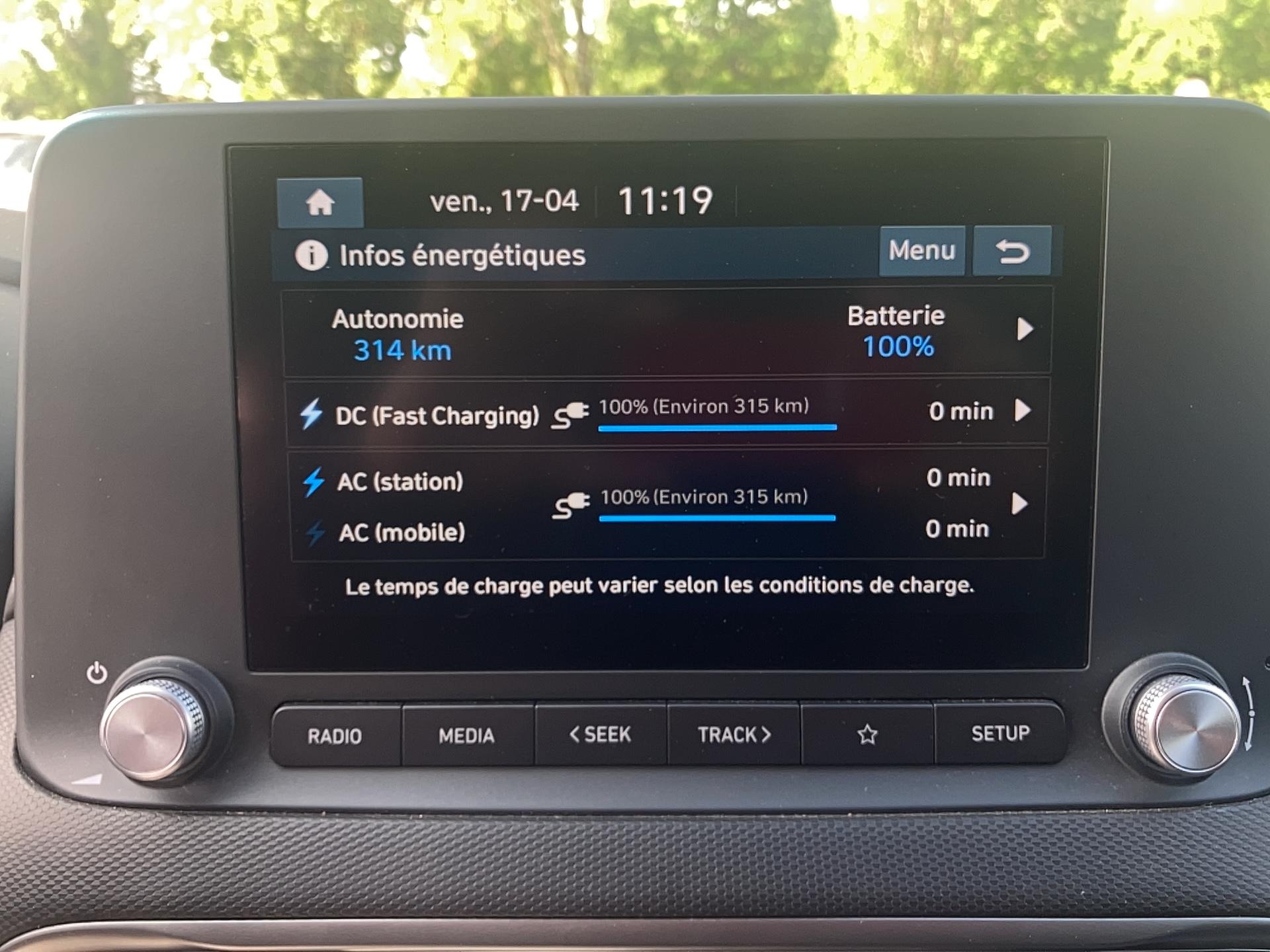 HYUNDAI Kona Electrique 39 kWh - 136 ch Intuitive - Véhicule Occasion Océane Auto