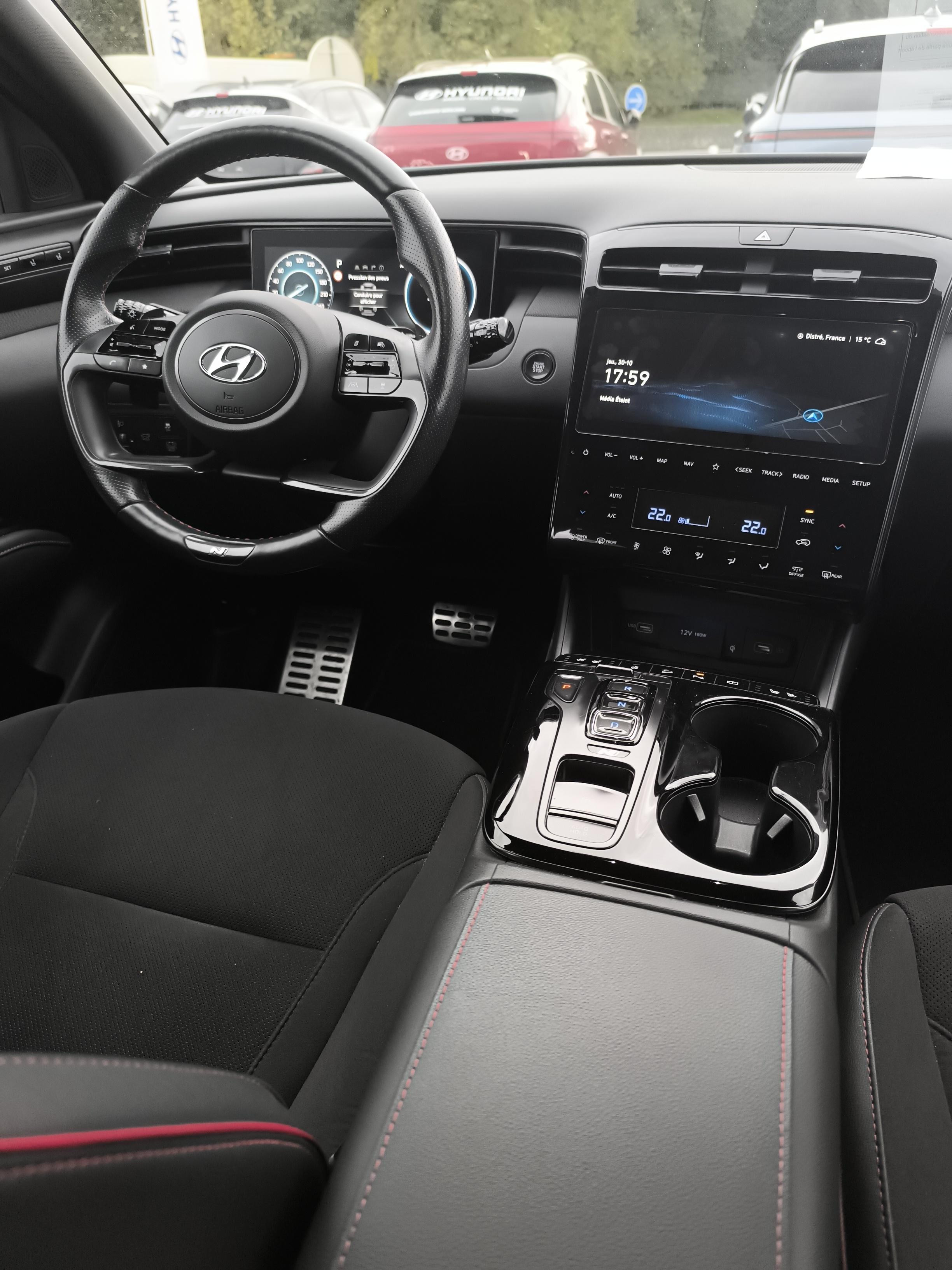 HYUNDAI Tucson 1.6 T-GDI 230 Hybrid BVA6 N Line Executive - Véhicule Occasion - Océane Auto HYUNDAI Tucson 1.6 T-GDI 230 Hybrid BVA6 N Line Executive - Véhicule Occasion Océane Auto