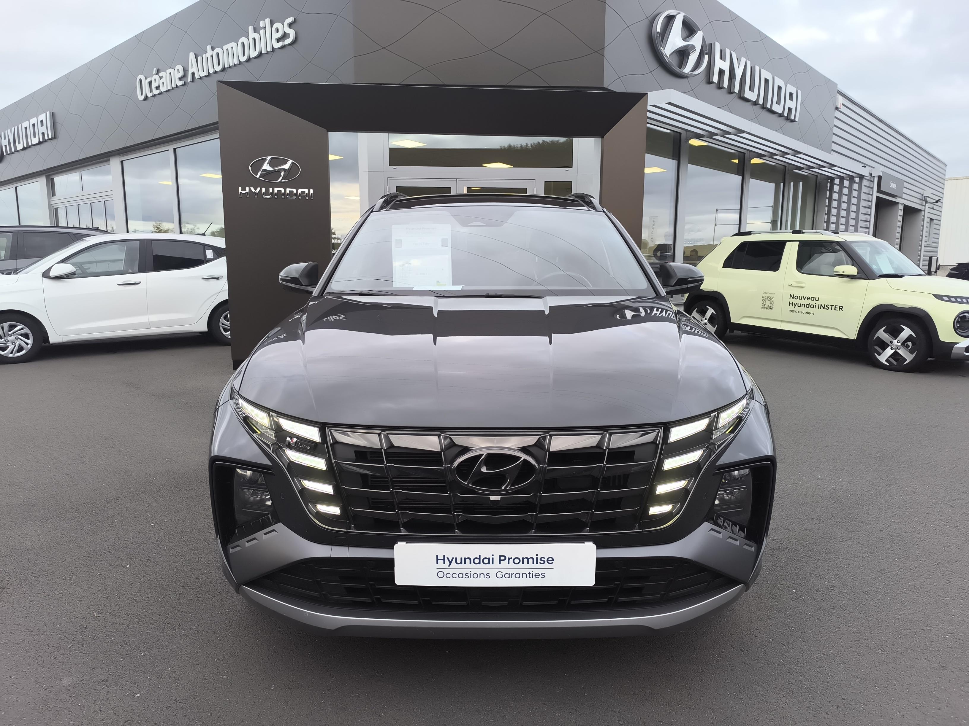 HYUNDAI Tucson 1.6 T-GDI 230 Hybrid BVA6 N Line Executive - Véhicule Occasion - Océane Auto HYUNDAI Tucson 1.6 T-GDI 230 Hybrid BVA6 N Line Executive - Véhicule Occasion Océane Auto
