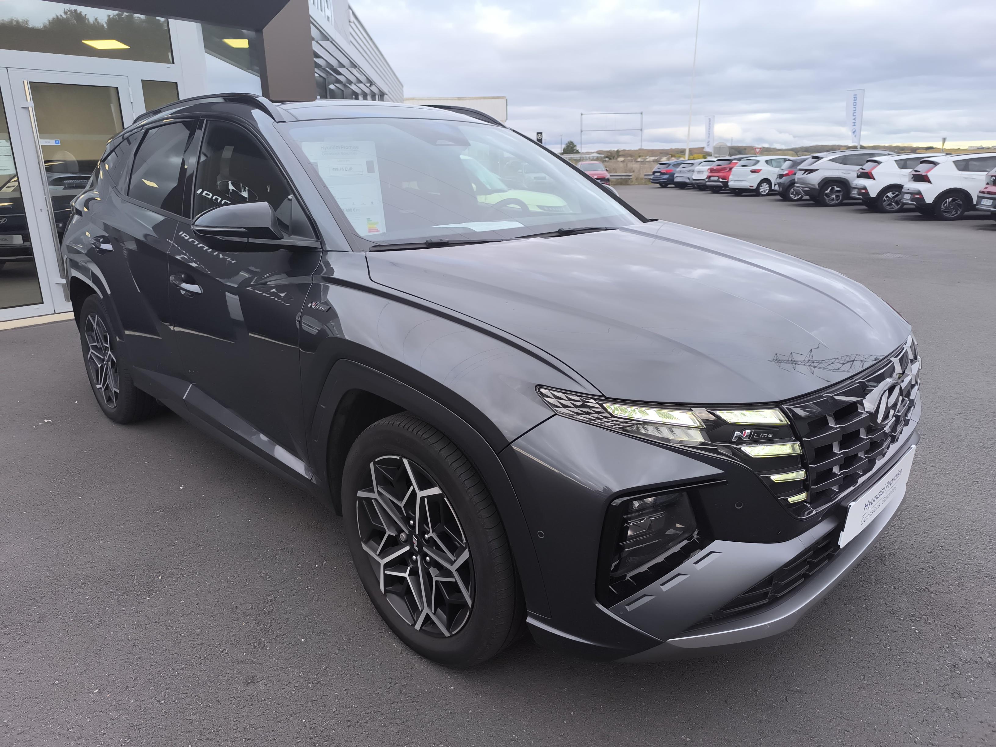 HYUNDAI Tucson 1.6 T-GDI 230 Hybrid BVA6 N Line Executive - Véhicule Occasion - Océane Auto HYUNDAI Tucson 1.6 T-GDI 230 Hybrid BVA6 N Line Executive - Véhicule Occasion Océane Auto