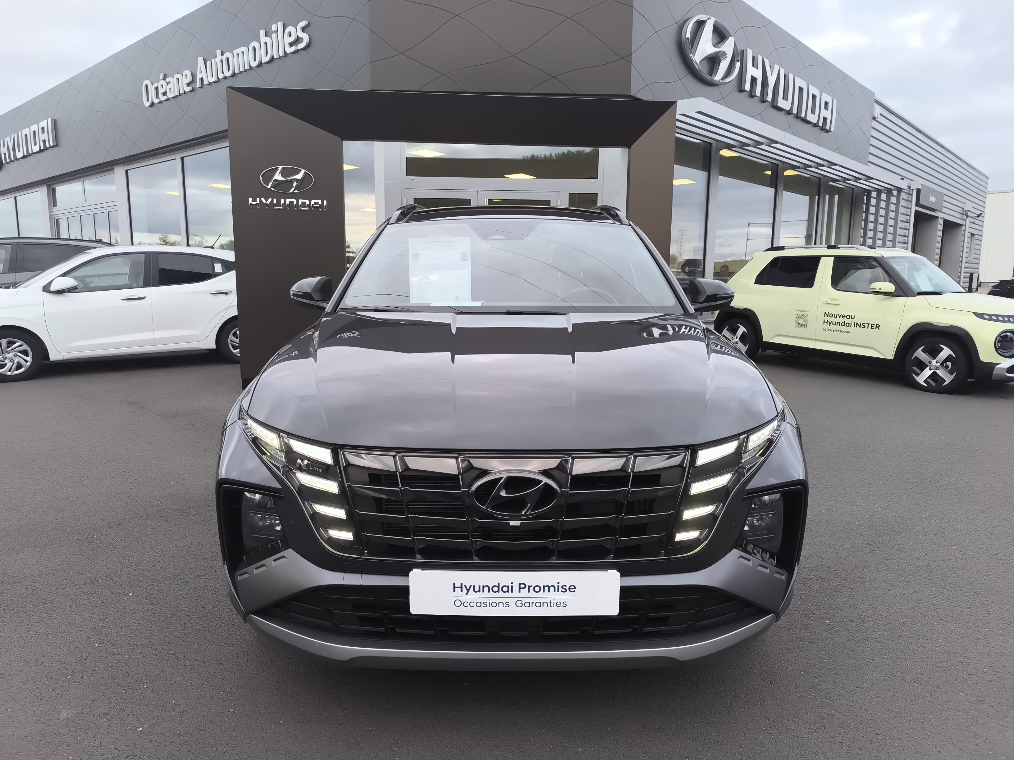 HYUNDAI Tucson 1.6 T-GDI 230 Hybrid BVA6 N Line Executive - Véhicule Occasion - Océane Auto HYUNDAI Tucson 1.6 T-GDI 230 Hybrid BVA6 N Line Executive - Véhicule Occasion Océane Auto