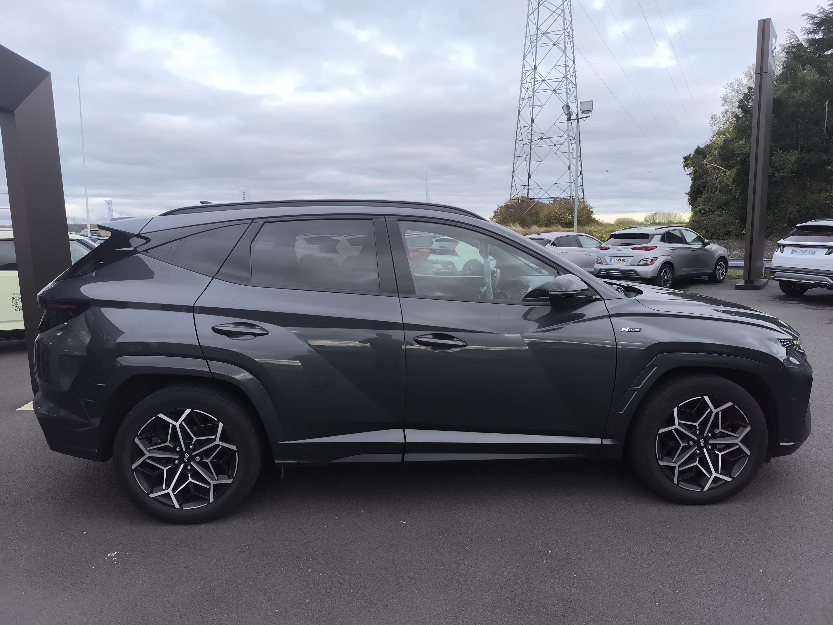 HYUNDAI Tucson 1.6 T-GDI 230 Hybrid BVA6 N Line Executive - Véhicule Occasion - Océane Auto HYUNDAI Tucson 1.6 T-GDI 230 Hybrid BVA6 N Line Executive - Véhicule Occasion Océane Auto