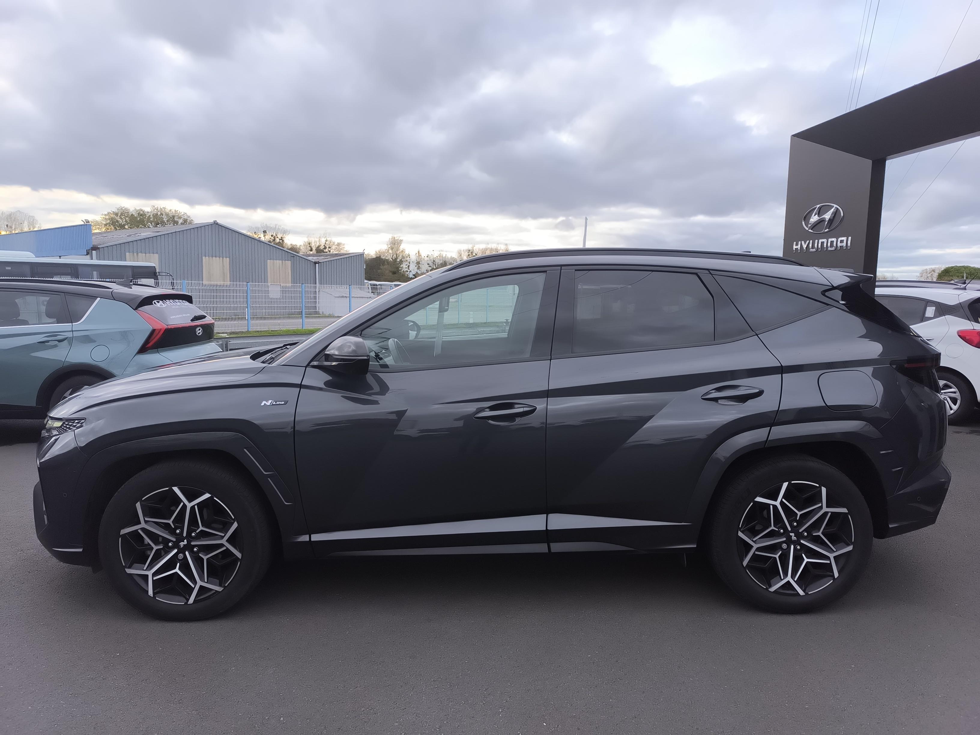 HYUNDAI Tucson 1.6 T-GDI 230 Hybrid BVA6 N Line Executive - Véhicule Occasion - Océane Auto HYUNDAI Tucson 1.6 T-GDI 230 Hybrid BVA6 N Line Executive - Véhicule Occasion Océane Auto