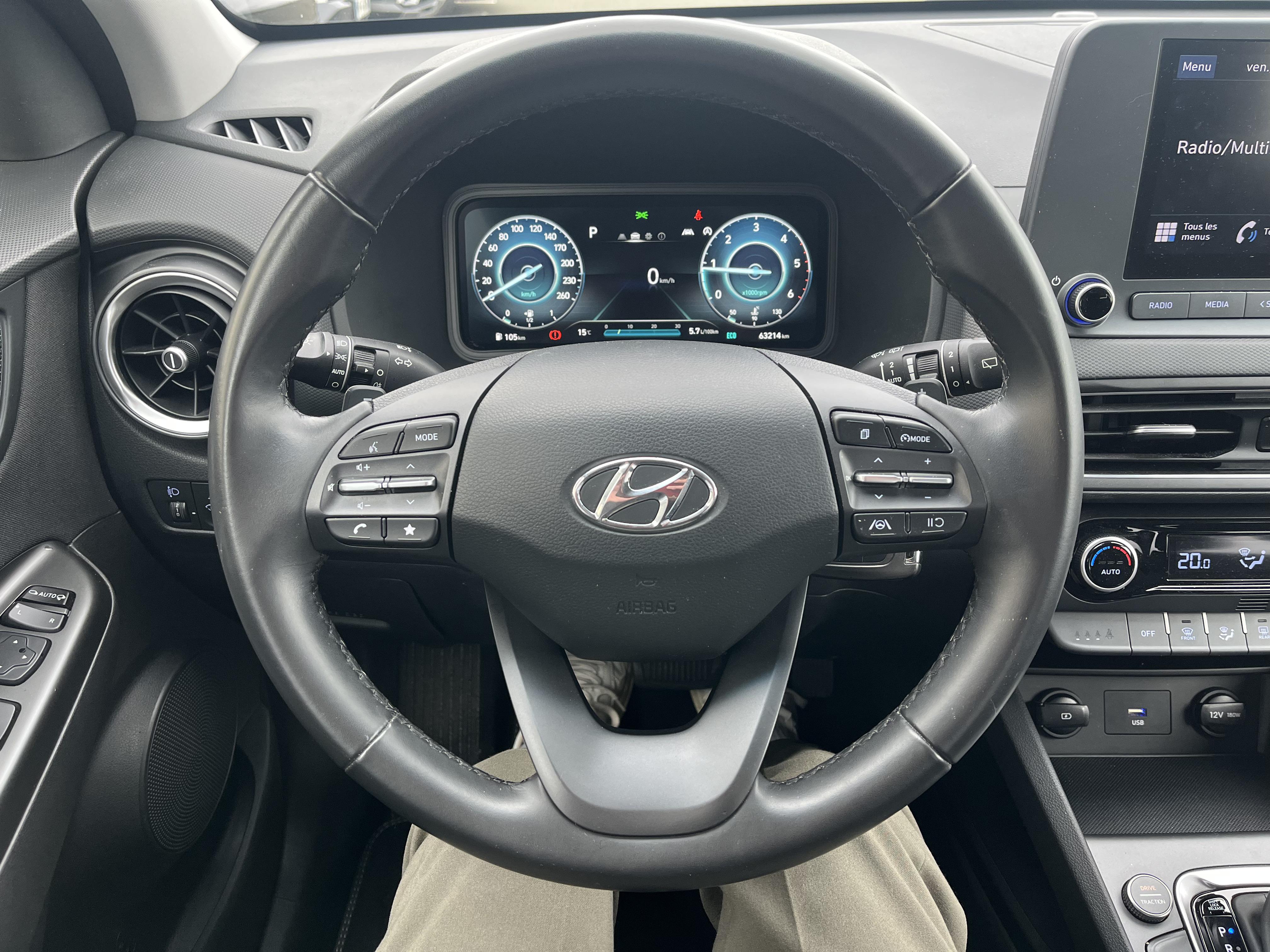 HYUNDAI Kona 1.6 CRDi 136 DCT-7 Hybrid 48V Intuitive - Véhicule Occasion Océane Auto