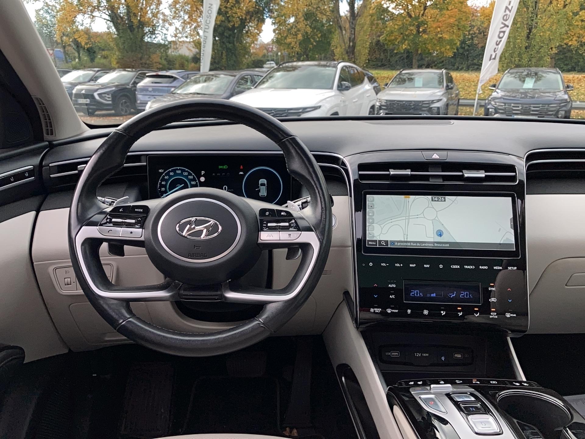 HYUNDAI Tucson 1.6 T-GDI 265 HTRAC Plug-in BVA6 Executive - Véhicule Occasion - Océane Auto HYUNDAI Tucson 1.6 T-GDI 265 HTRAC Plug-in BVA6 Executive - Véhicule Occasion Océane Auto