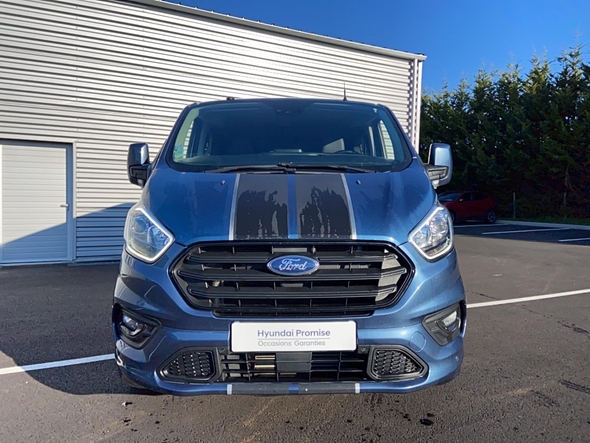 FORD TRANSIT CUSTOM CA 310 L1H1 2.0 ECOBLUE 170 S&S BVA SPORT - Véhicule Occasion Océane Auto