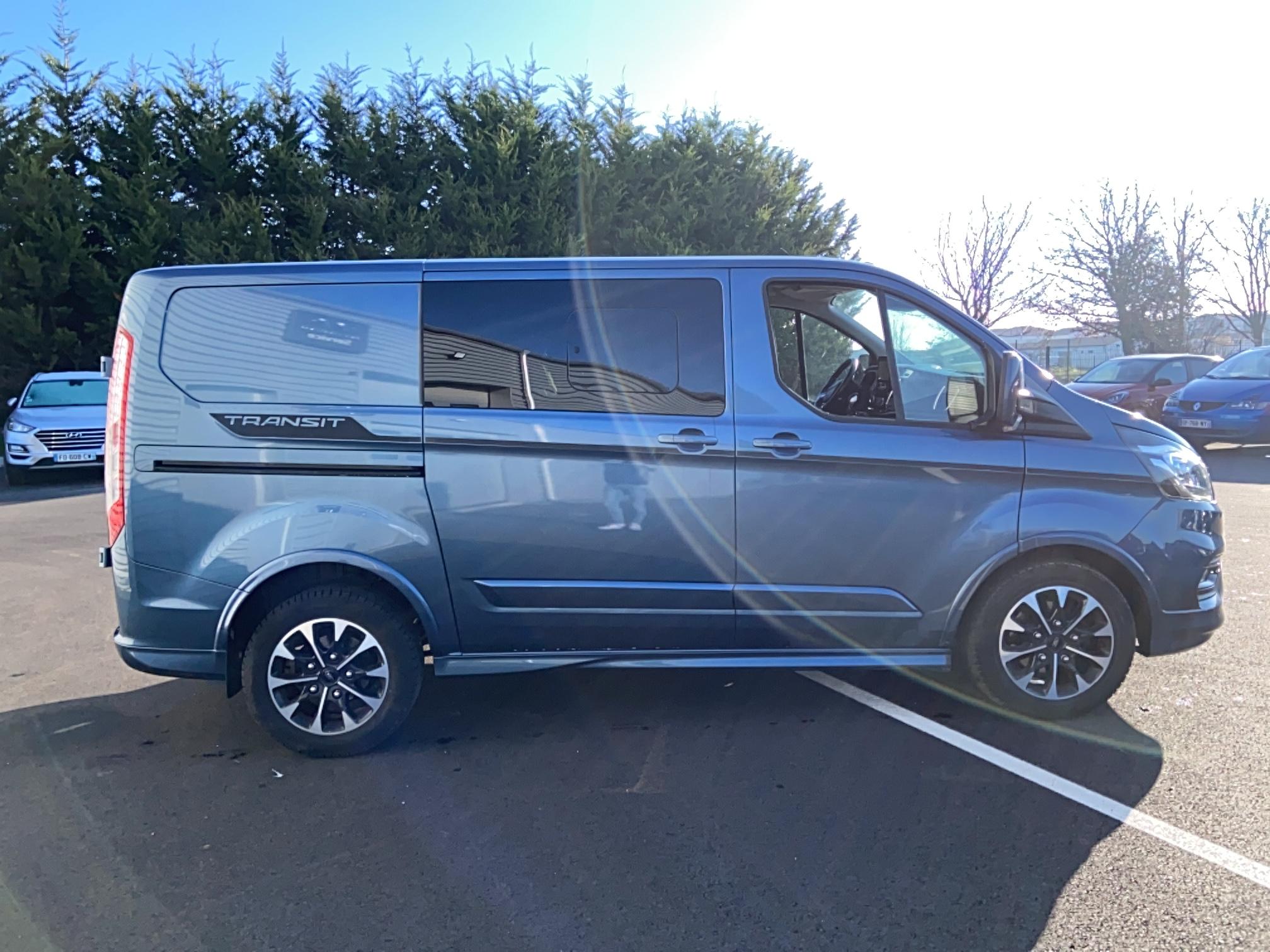 FORD TRANSIT CUSTOM CA 310 L1H1 2.0 ECOBLUE 170 S&S BVA SPORT - Véhicule Occasion Océane Auto
