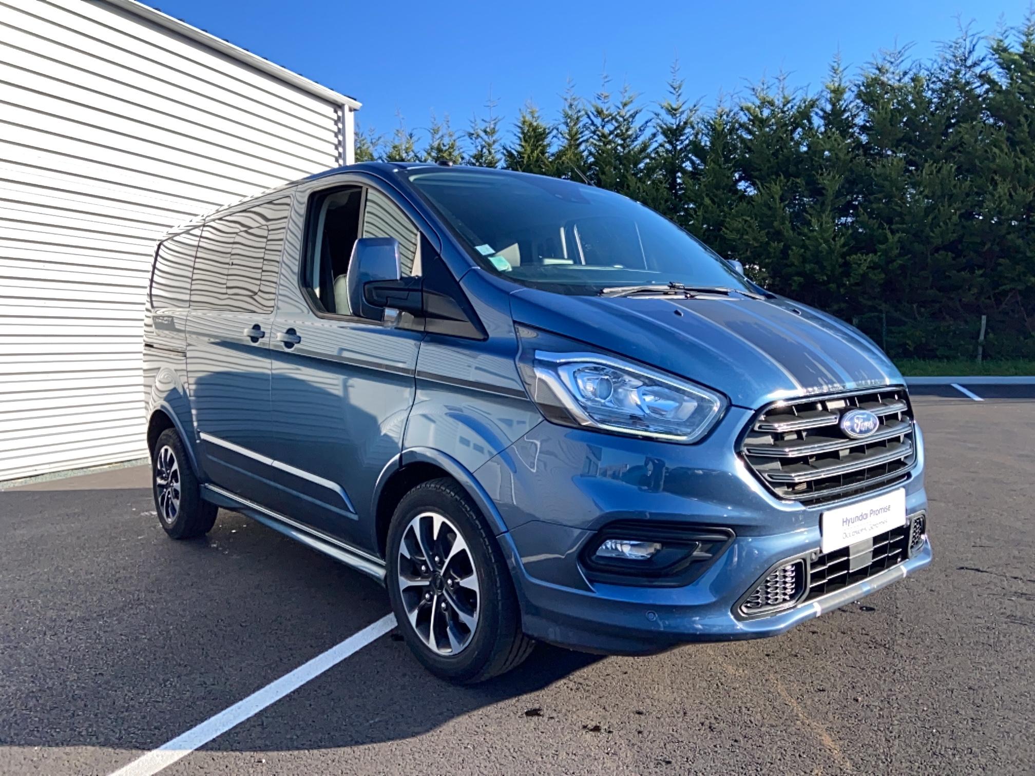 FORD TRANSIT CUSTOM CA 310 L1H1 2.0 ECOBLUE 170 S&S BVA SPORT - Véhicule Occasion Océane Auto