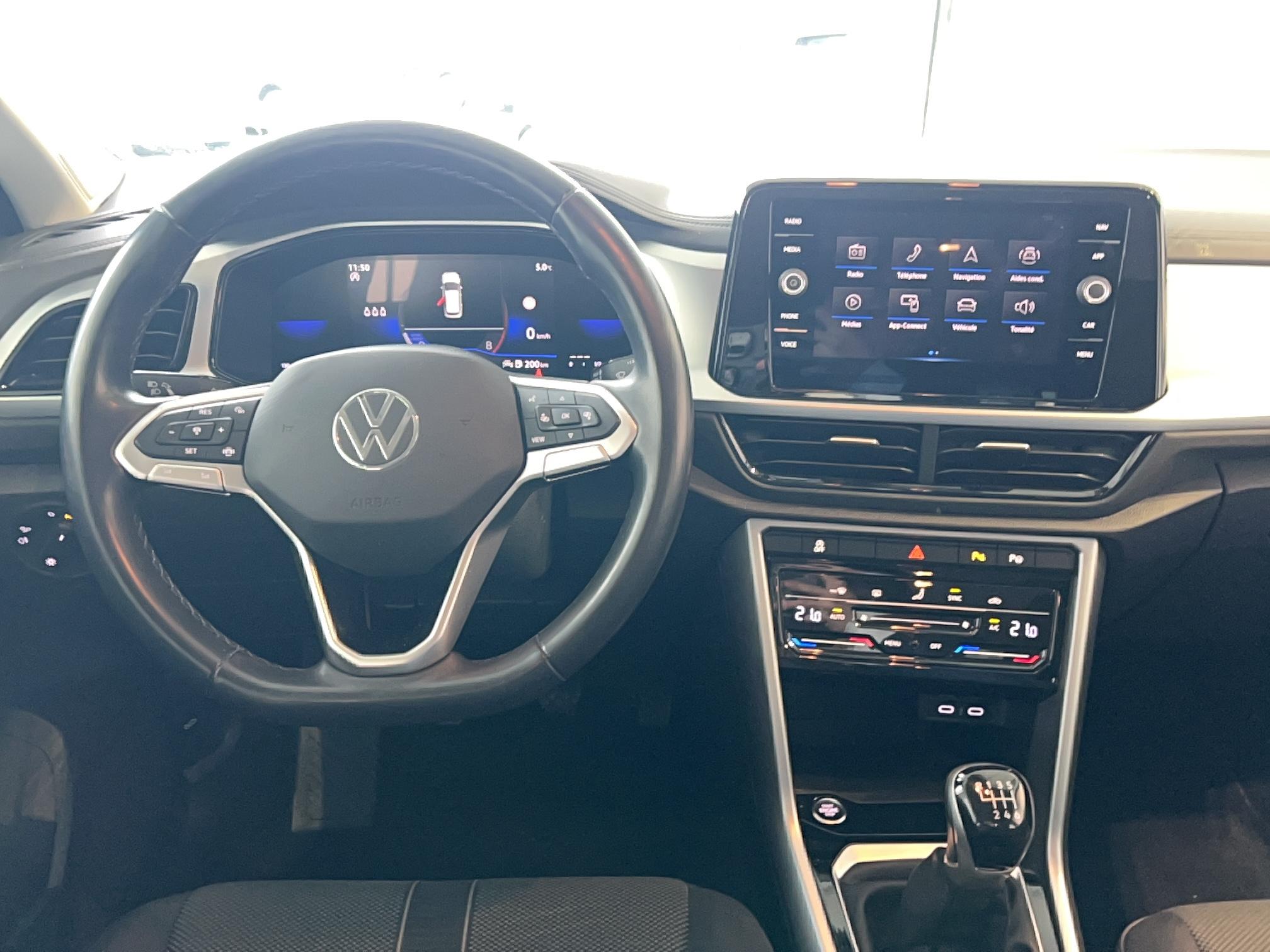 VOLKSWAGEN T-Roc 1.5 TSI EVO 150 Start/Stop BVM6 Life Plus - Véhicule Occasion Océane Auto