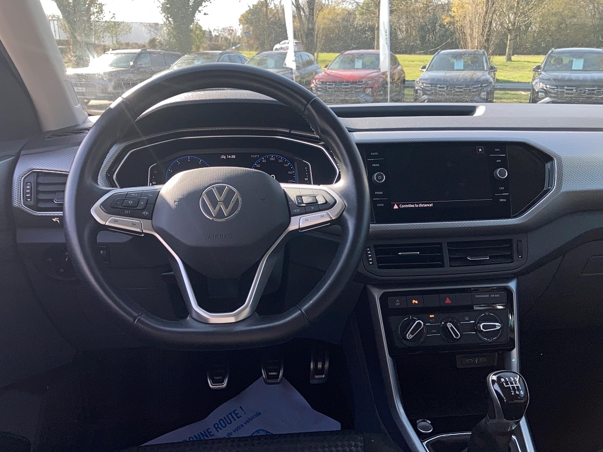 VOLKSWAGEN T-Cross 1.0 TSI 110 Start/Stop BVM6 Active - Véhicule Occasion Océane Auto