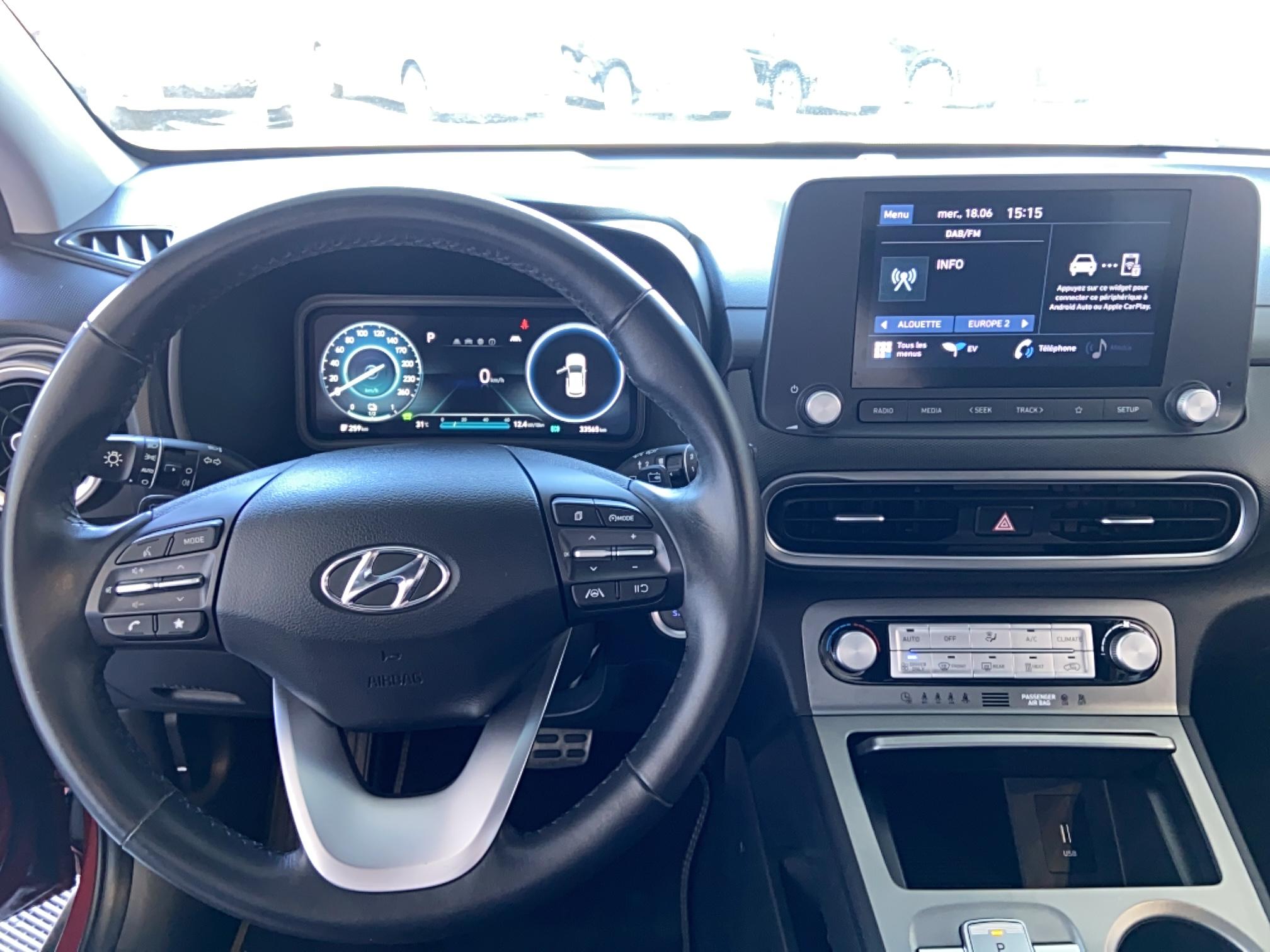 HYUNDAI Kona Electrique 39 kWh - 136 ch Intuitive - Véhicule Occasion - Océane Auto HYUNDAI Kona Electrique 39 kWh - 136 ch Intuitive - Véhicule Occasion Océane Auto