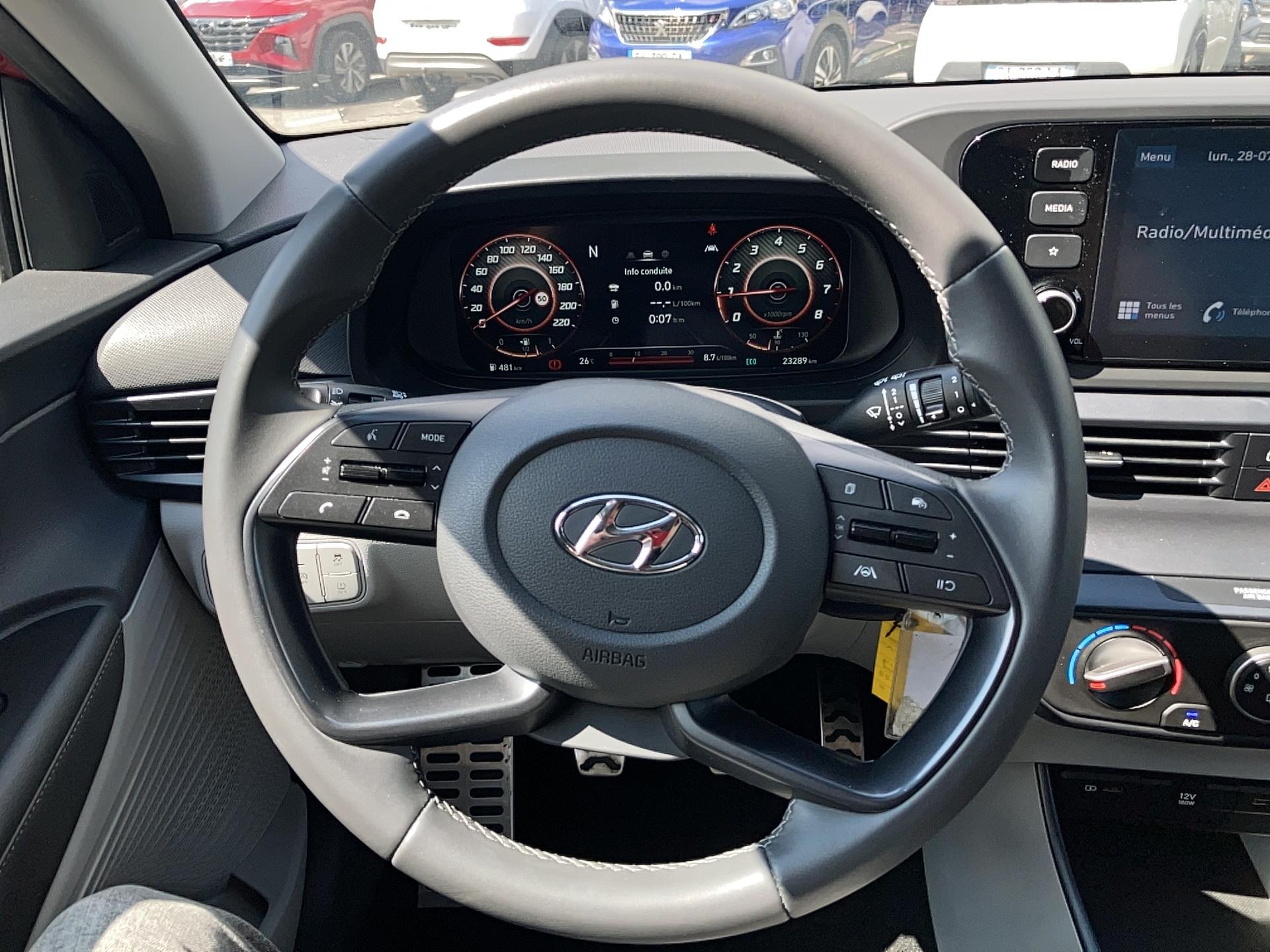 HYUNDAI Bayon 1.0 T-GDi 100 Hybrid 48V Intuitive - Véhicule Occasion - Océane Auto HYUNDAI Bayon 1.0 T-GDi 100 Hybrid 48V Intuitive - Véhicule Occasion Océane Auto