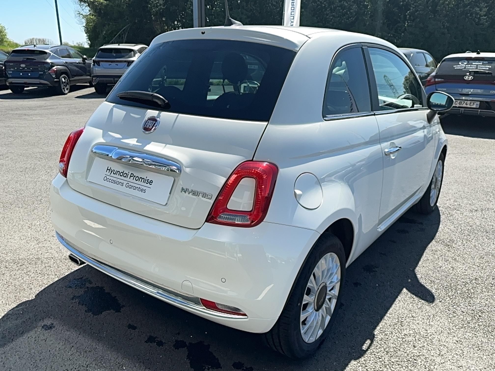 FIAT 500 1.0 70 ch Hybride BSG S/S Dolcevita - Véhicule Occasion - Océane Auto FIAT 500 1.0 70 ch Hybride BSG S/S Dolcevita - Véhicule Occasion Océane Auto