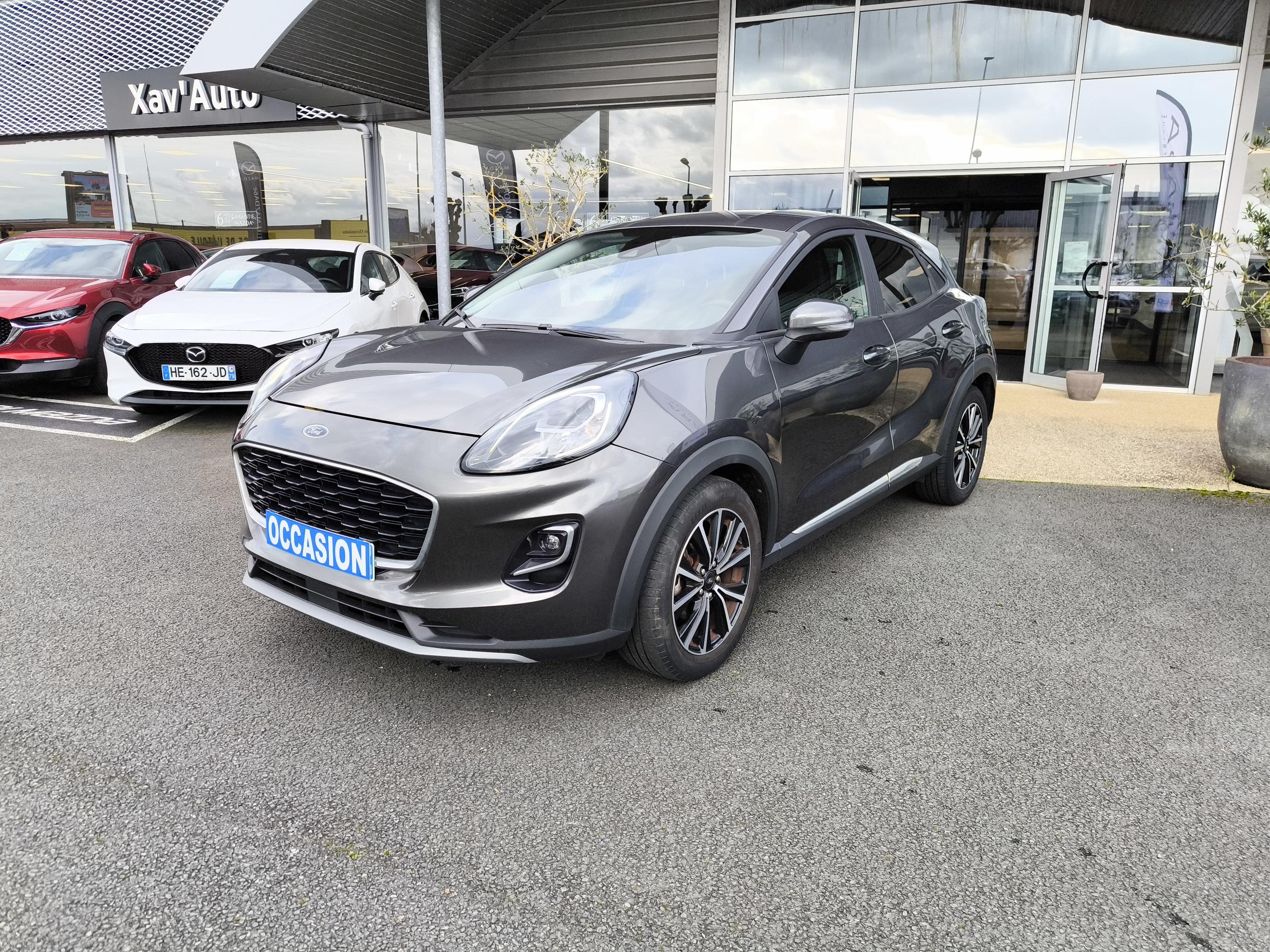 FORD Puma 1.0 EcoBoost 125 ch mHEV S&S BVM6 Titanium - Véhicule Occasion Océane Auto