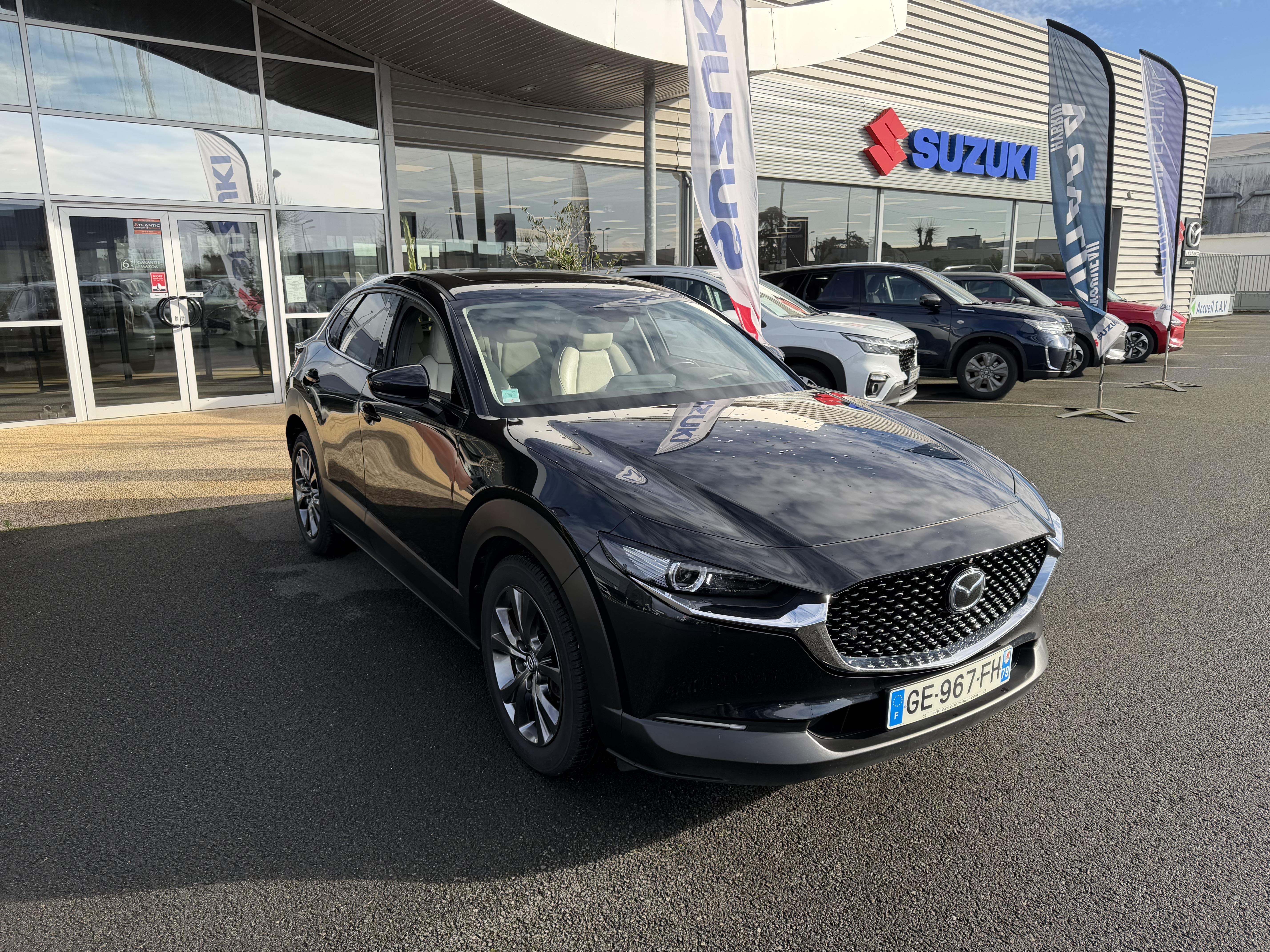 MAZDA CX-30 2.0L e-SKYACTIV X M Hybrid 186 ch 4x2  BVA6 Exclusive - Véhicule Occasion Océane Auto