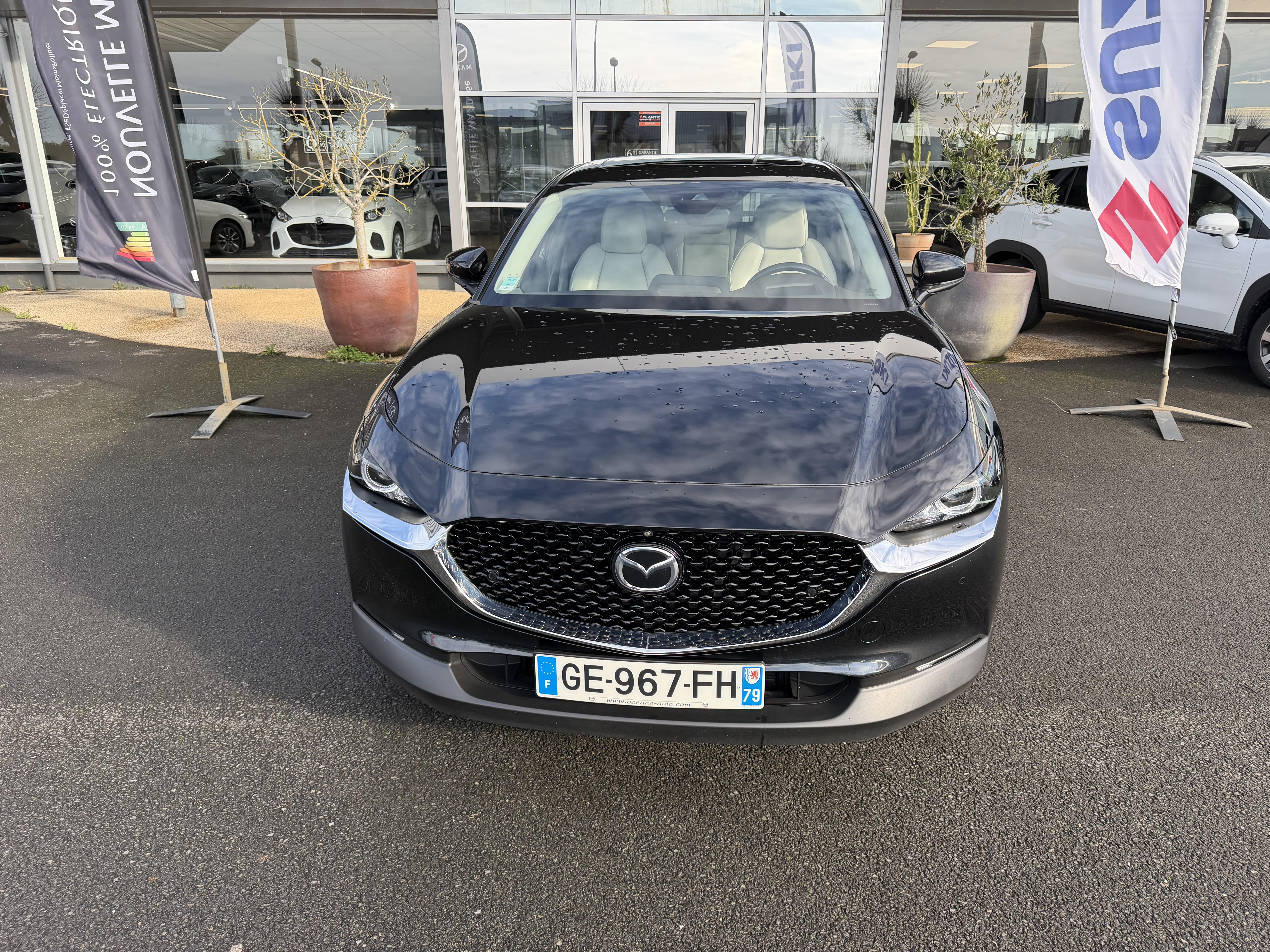 MAZDA CX-30 2.0L e-SKYACTIV X M Hybrid 186 ch 4x2  BVA6 Exclusive - Véhicule Occasion Océane Auto