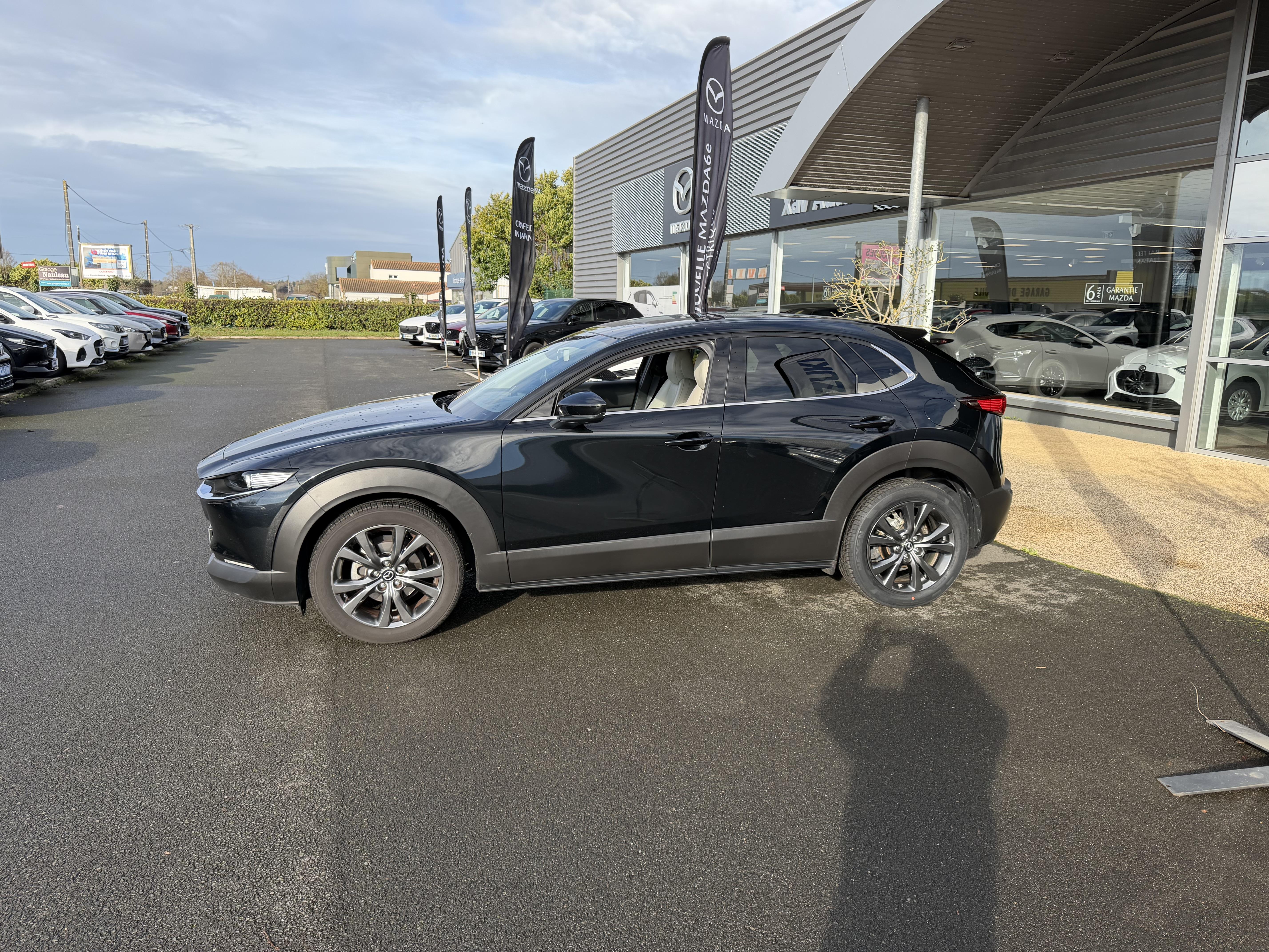 MAZDA CX-30 2.0L e-SKYACTIV X M Hybrid 186 ch 4x2  BVA6 Exclusive - Véhicule Occasion Océane Auto