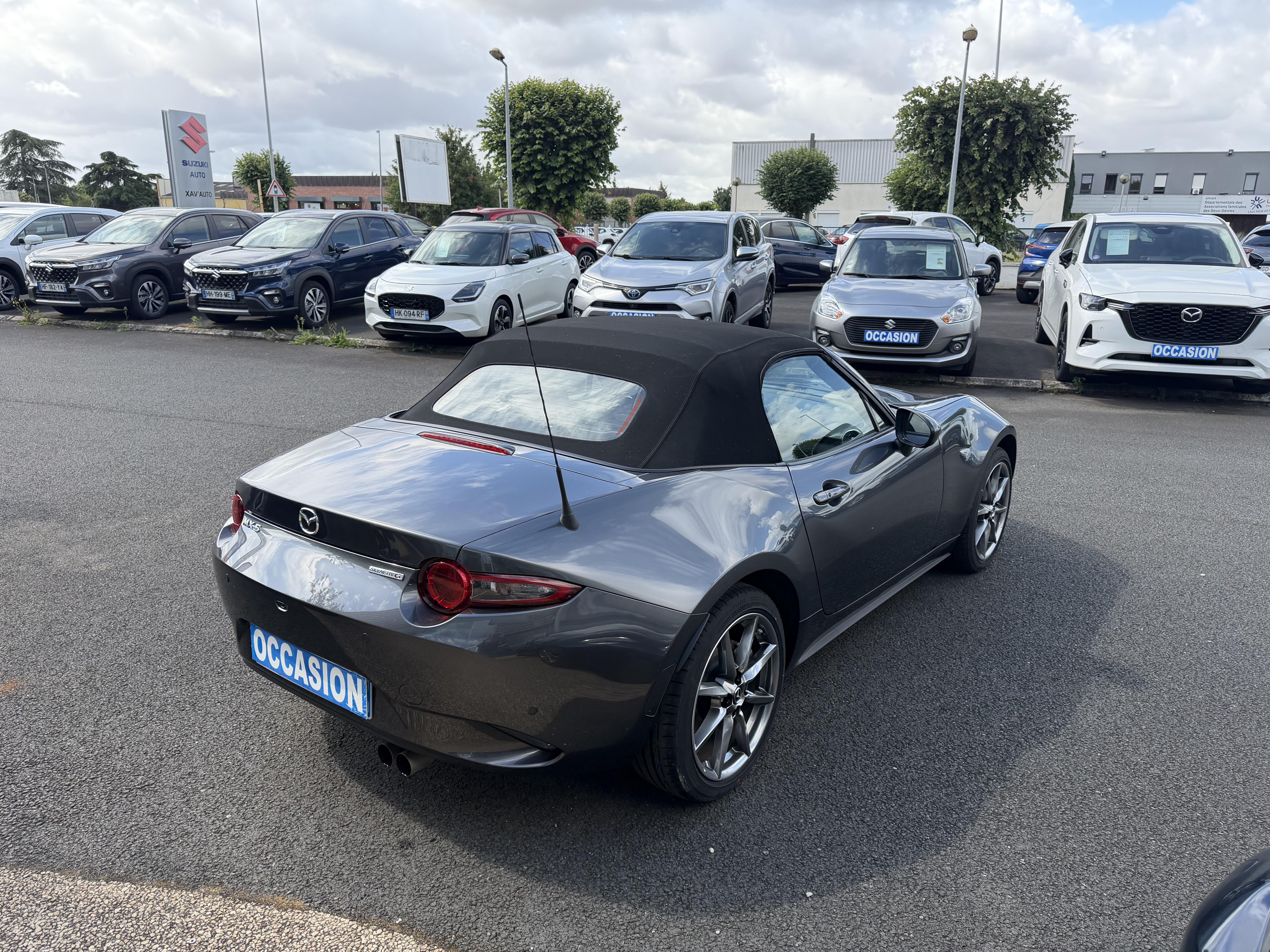 MAZDA MX-5 Roadster 2.0L SKYACTIV-G 184 ch Exclusive-Line - Véhicule Occasion Océane Auto