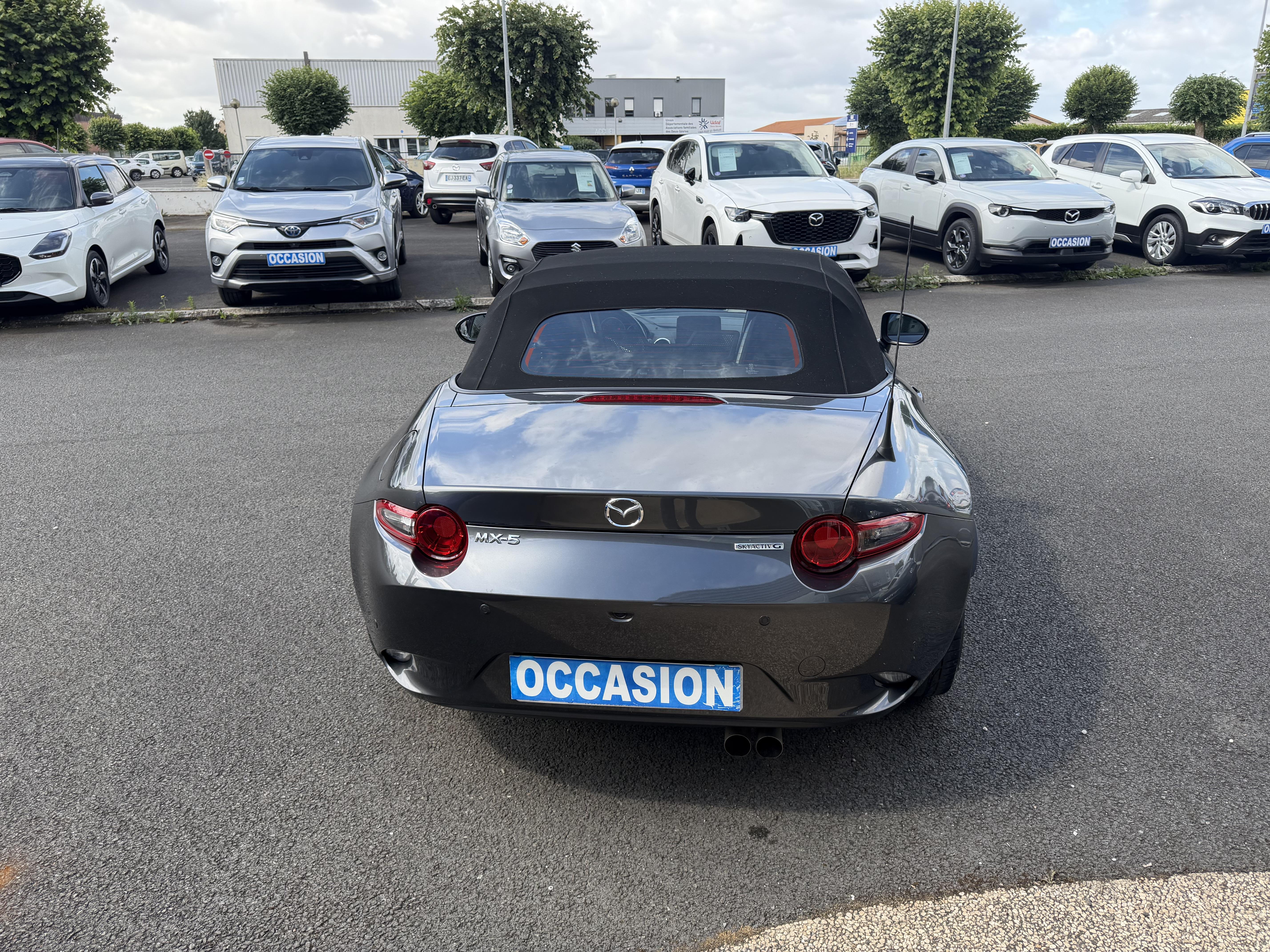 MAZDA MX-5 Roadster 2.0L SKYACTIV-G 184 ch Exclusive-Line - Véhicule Occasion Océane Auto