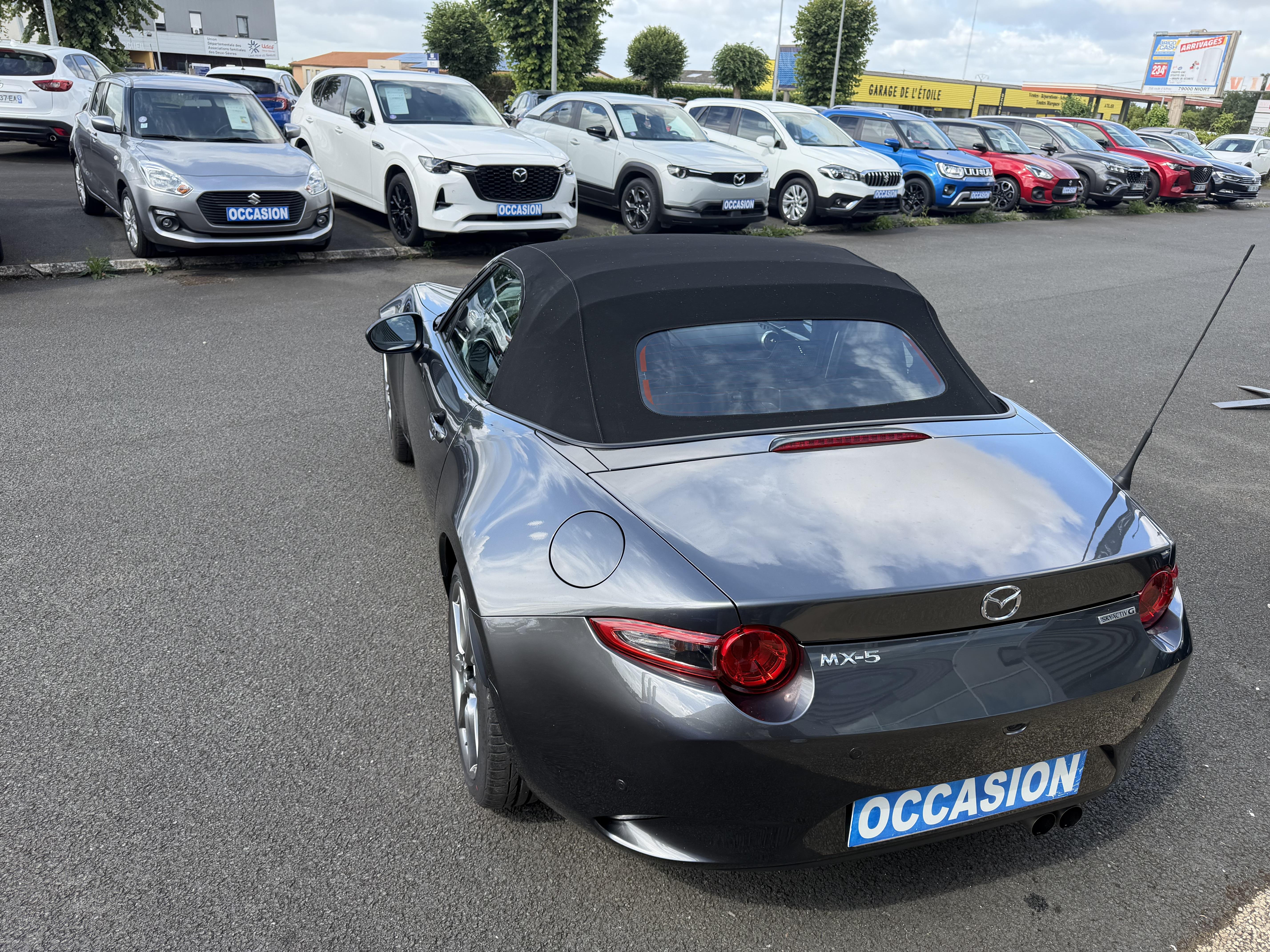 MAZDA MX-5 Roadster 2.0L SKYACTIV-G 184 ch Exclusive-Line - Véhicule Occasion Océane Auto