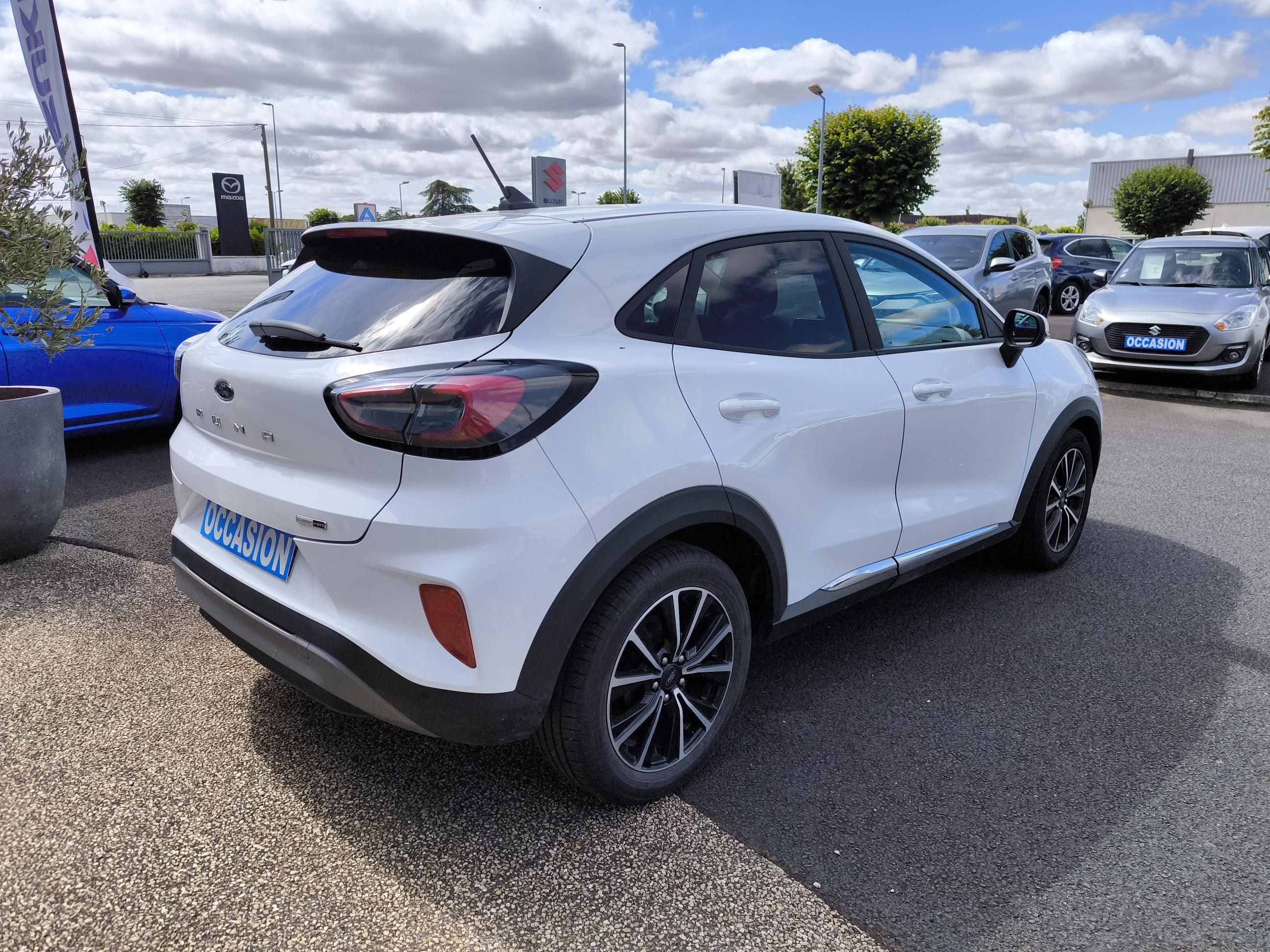 FORD Puma 1.0 EcoBoost 125 ch mHEV S&S BVM6 Titanium - Véhicule Occasion - Océane Auto FORD Puma 1.0 EcoBoost 125 ch mHEV S&S BVM6 Titanium - Véhicule Occasion Océane Auto