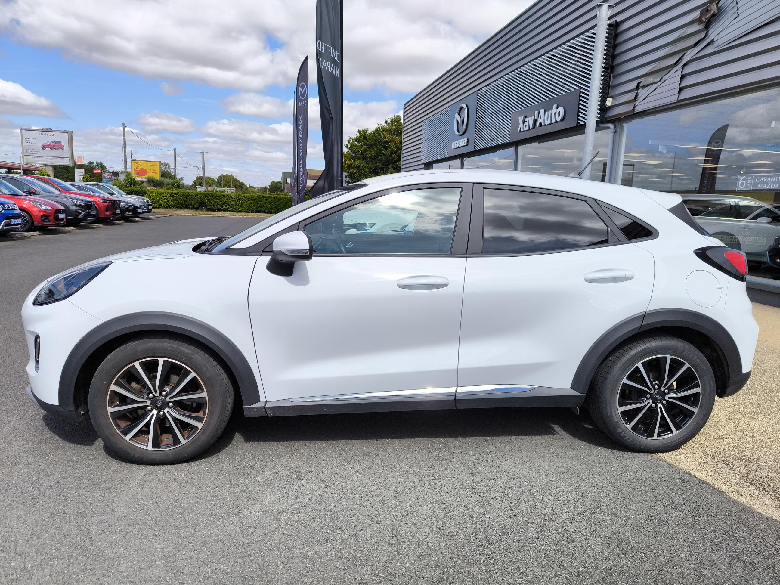 FORD Puma 1.0 EcoBoost 125 ch mHEV S&S BVM6 Titanium - Véhicule Occasion - Océane Auto FORD Puma 1.0 EcoBoost 125 ch mHEV S&S BVM6 Titanium - Véhicule Occasion Océane Auto