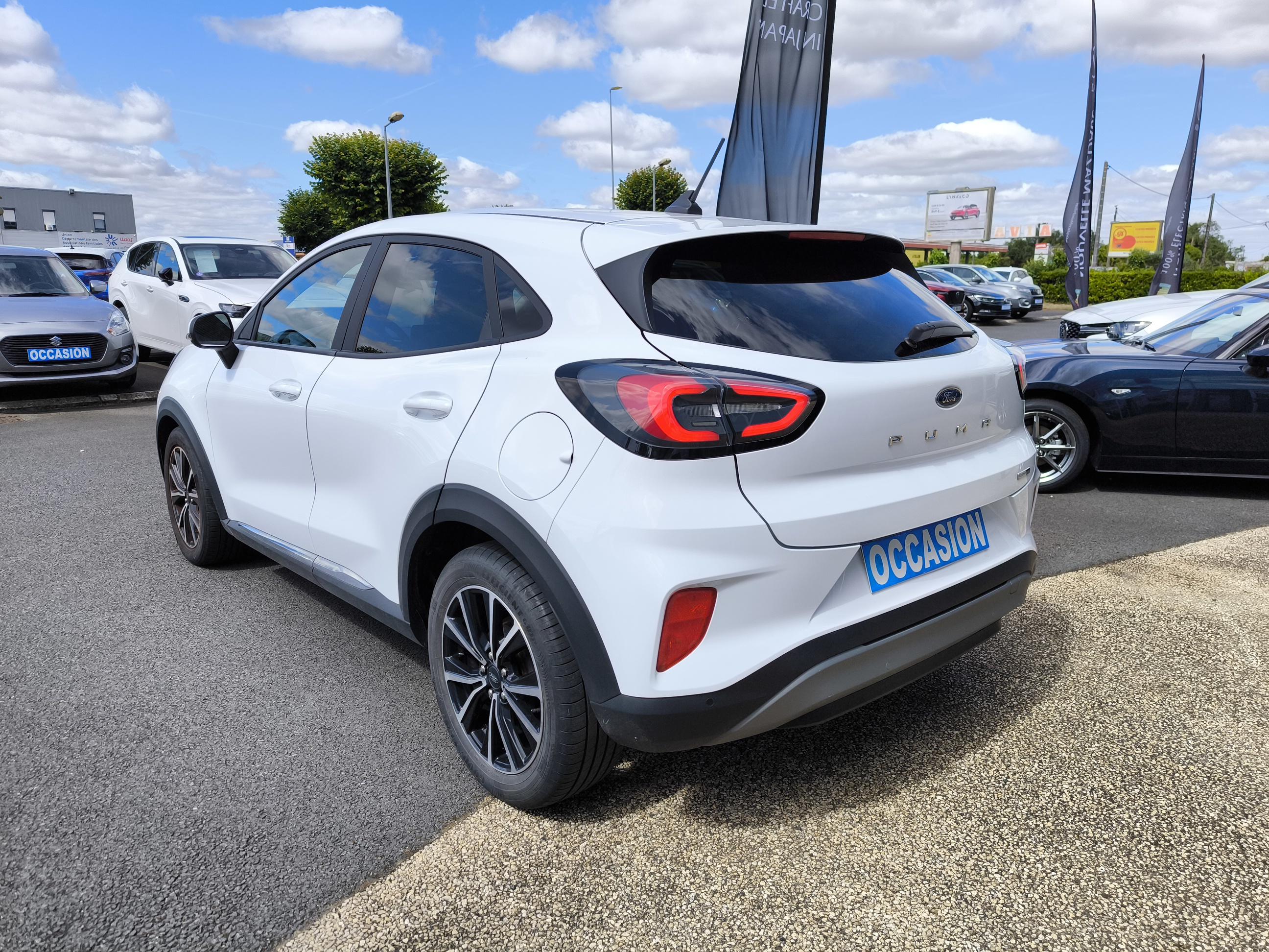 FORD Puma 1.0 EcoBoost 125 ch mHEV S&S BVM6 Titanium - Véhicule Occasion - Océane Auto FORD Puma 1.0 EcoBoost 125 ch mHEV S&S BVM6 Titanium - Véhicule Occasion Océane Auto