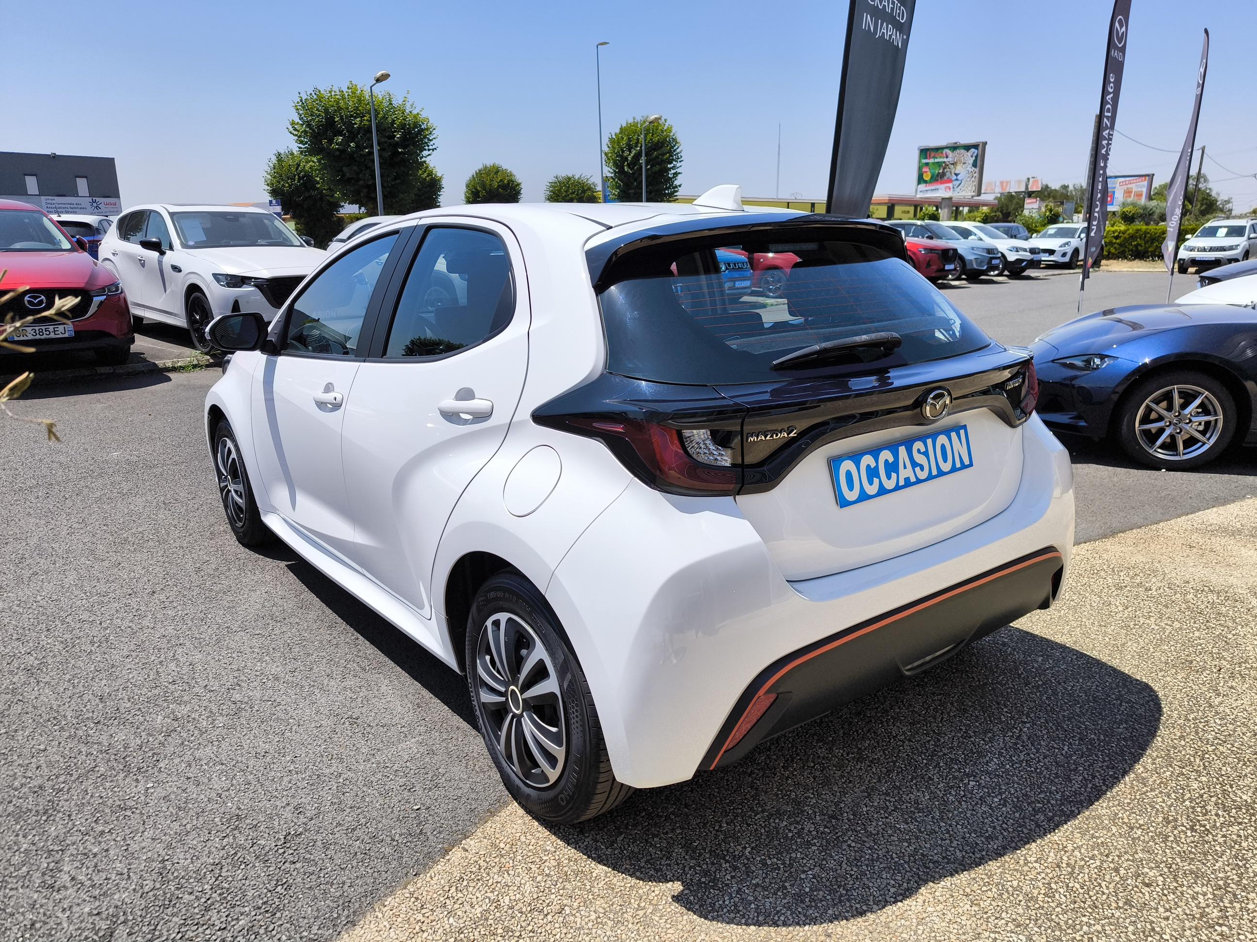 MAZDA Mazda2 Hybrid 1.5L CVT 116 ch Pure Pack Plus - Véhicule Occasion - Océane Auto MAZDA Mazda2 Hybrid 1.5L CVT 116 ch Pure Pack Plus - Véhicule Occasion Océane Auto