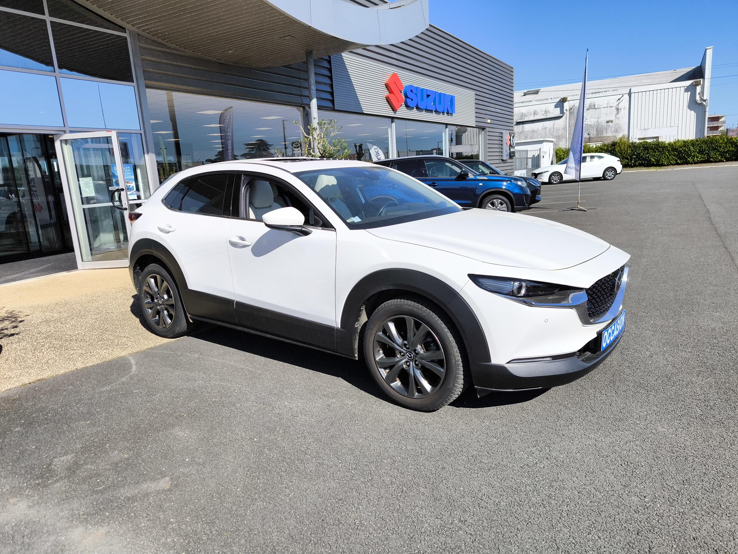 MAZDA CX-30 2.0L e-SKYACTIV X M Hybrid 186 ch 4x2  BVA6 Exclusive - Véhicule Occasion Océane Auto