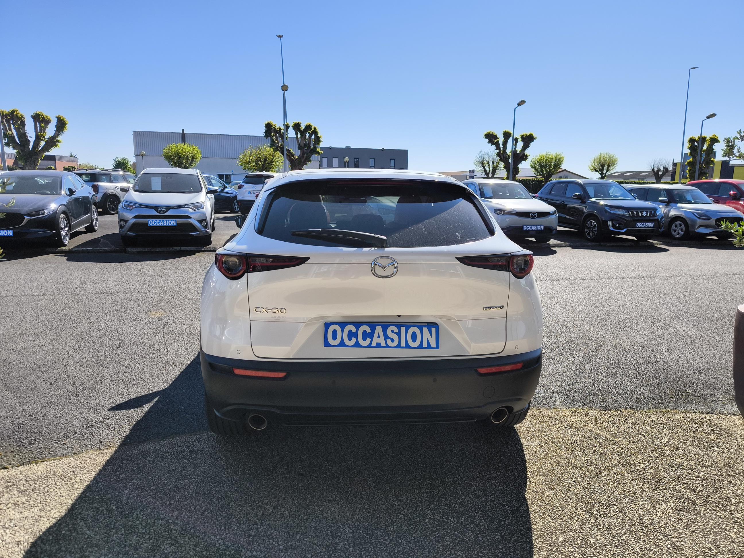 MAZDA CX-30 2.0L e-SKYACTIV X M Hybrid 186 ch 4x2  BVA6 Exclusive - Véhicule Occasion Océane Auto