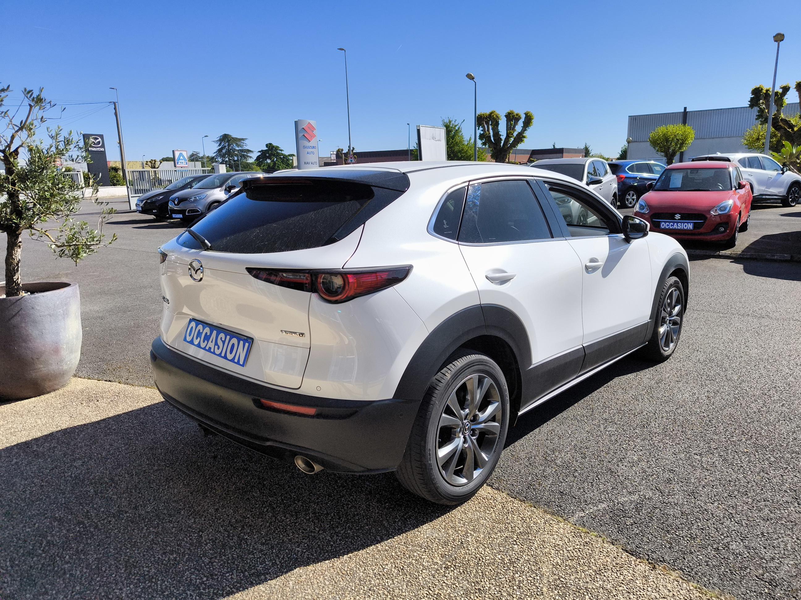 MAZDA CX-30 2.0L e-SKYACTIV X M Hybrid 186 ch 4x2  BVA6 Exclusive - Véhicule Occasion Océane Auto