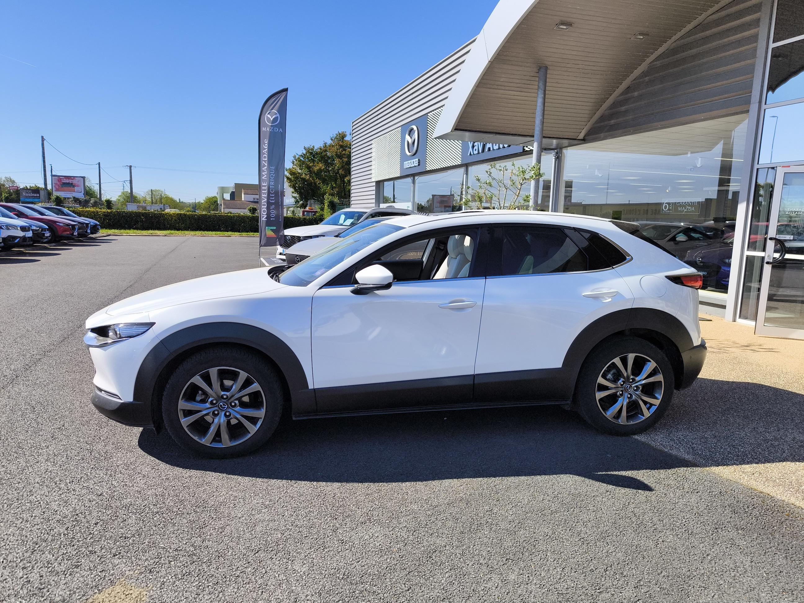 MAZDA CX-30 2.0L e-SKYACTIV X M Hybrid 186 ch 4x2  BVA6 Exclusive - Véhicule Occasion Océane Auto