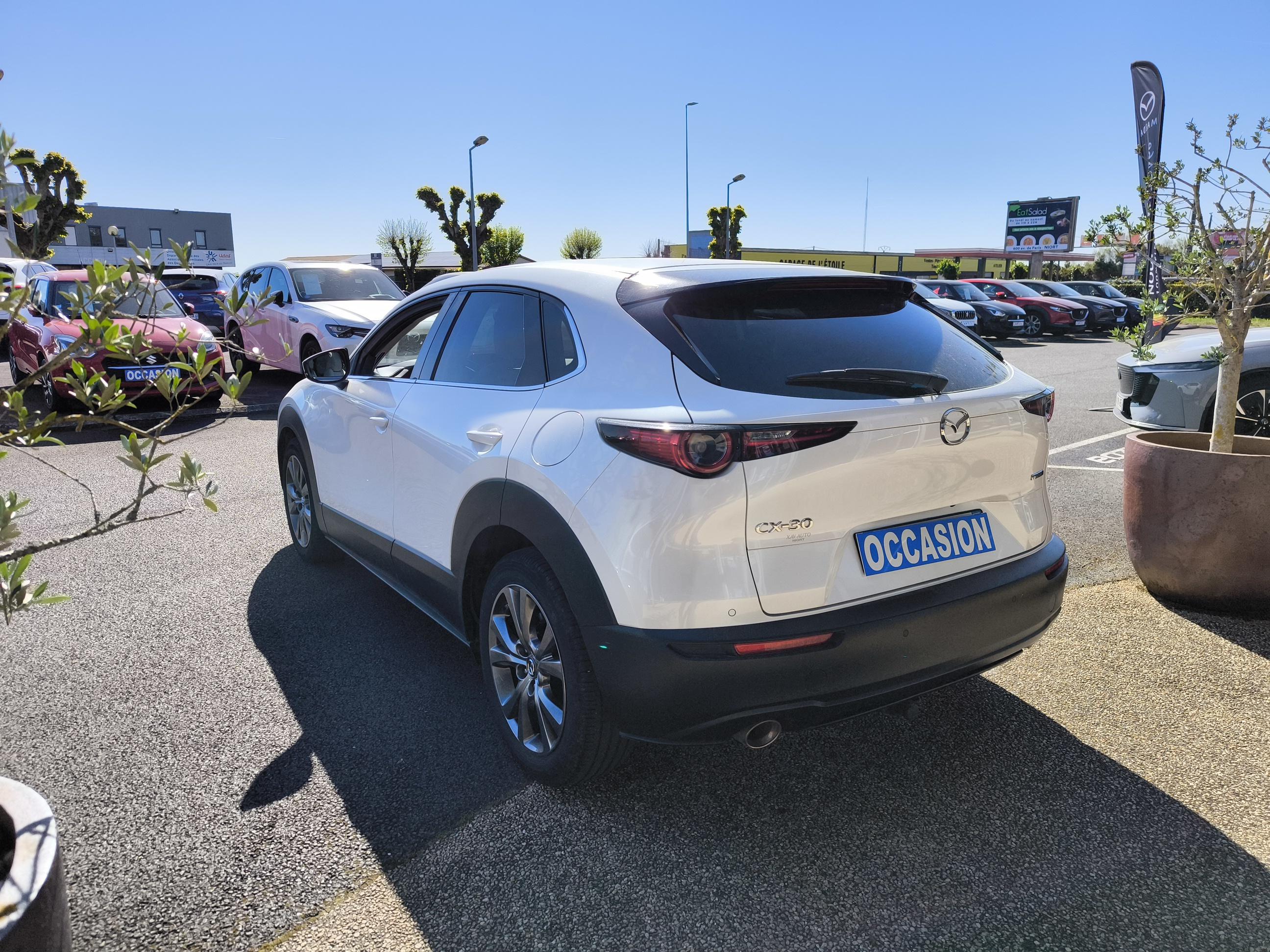 MAZDA CX-30 2.0L e-SKYACTIV X M Hybrid 186 ch 4x2  BVA6 Exclusive - Véhicule Occasion Océane Auto