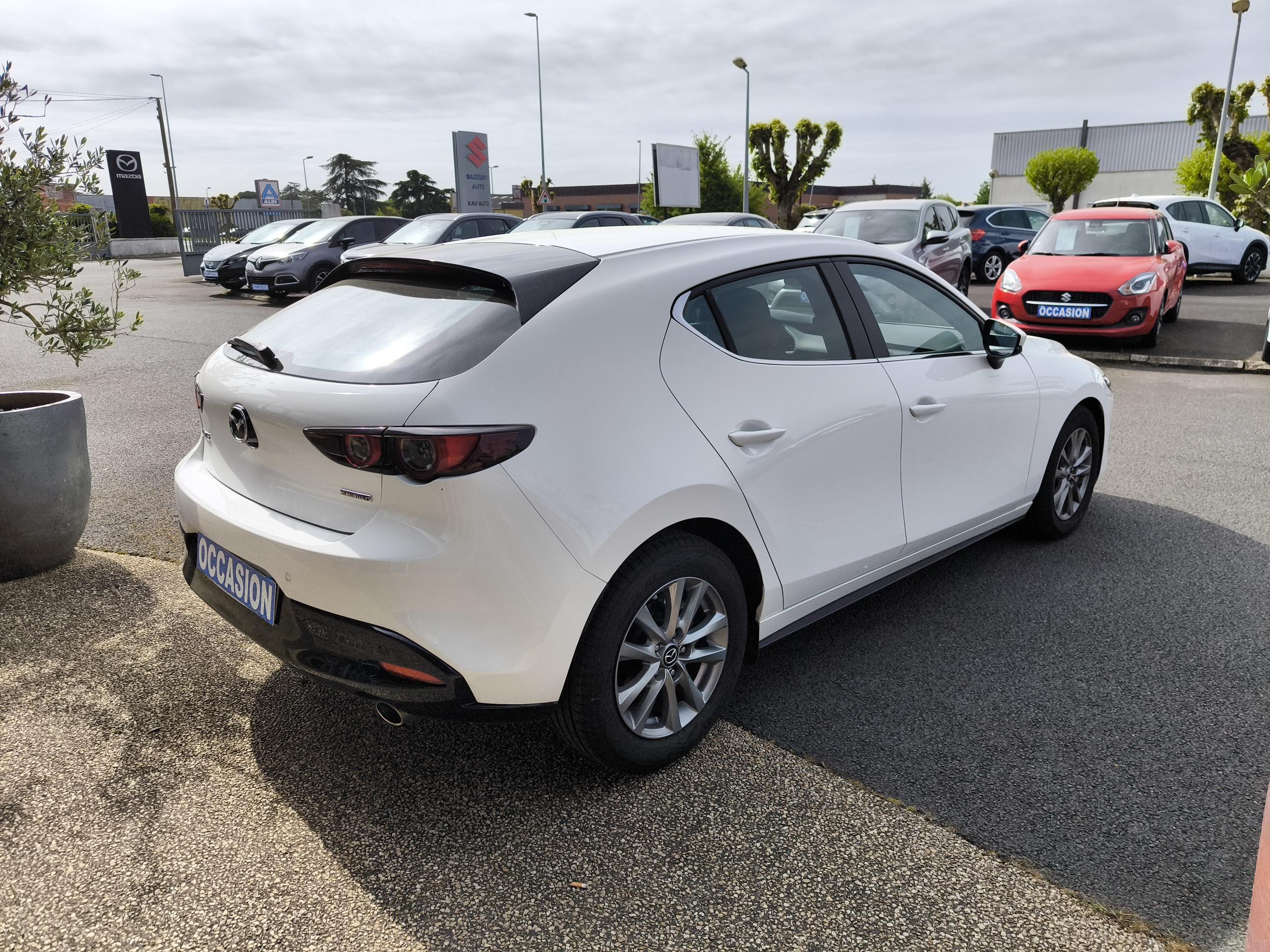 MAZDA Mazda3 5 portes 2.0L SKYACTIV-G M Hybrid 122 ch BVM6 Mazda3 - Véhicule Occasion Océane Auto