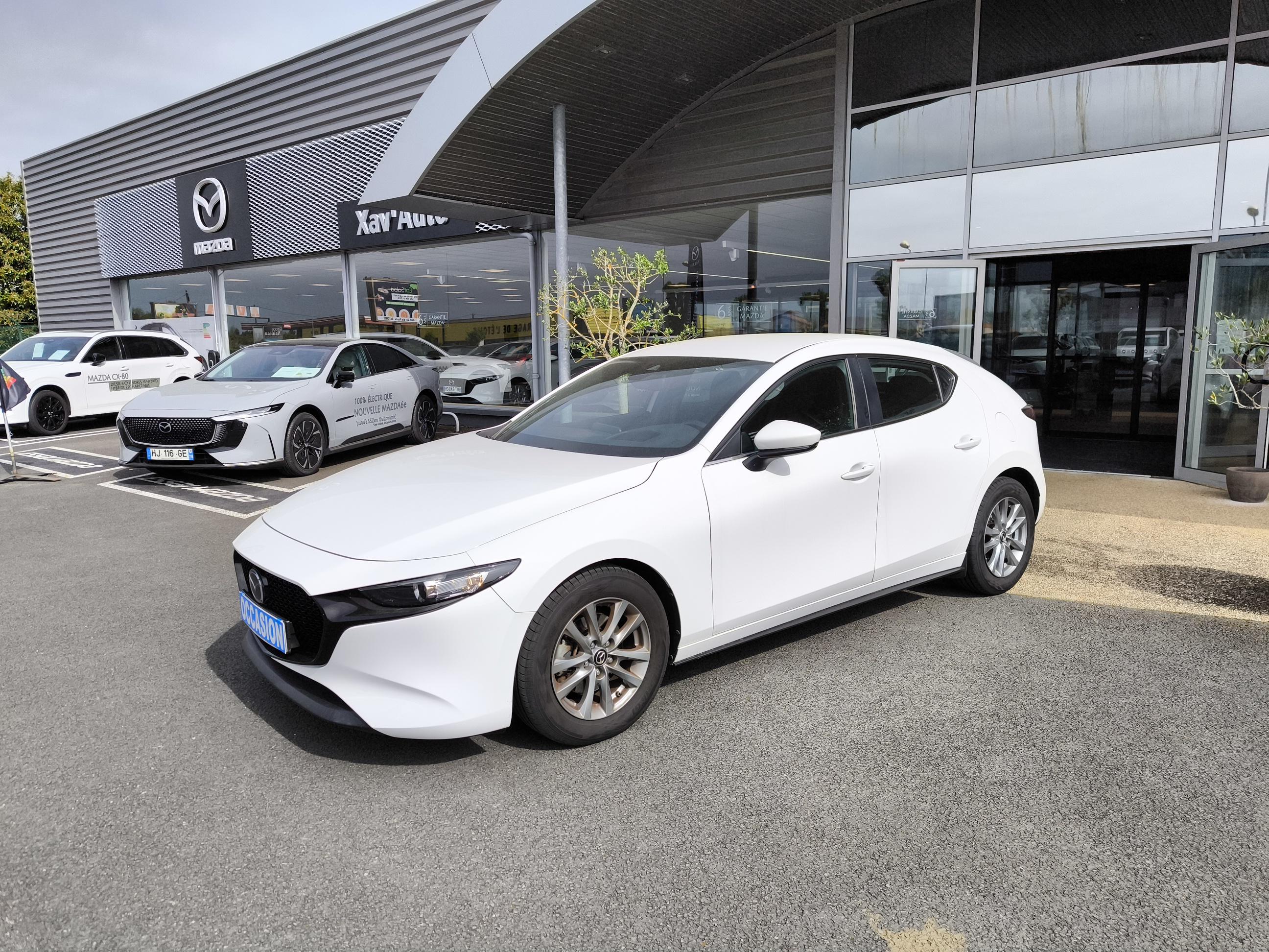 MAZDA Mazda3 5 portes 2.0L SKYACTIV-G M Hybrid 122 ch BVM6 Mazda3 - Véhicule Occasion Océane Auto