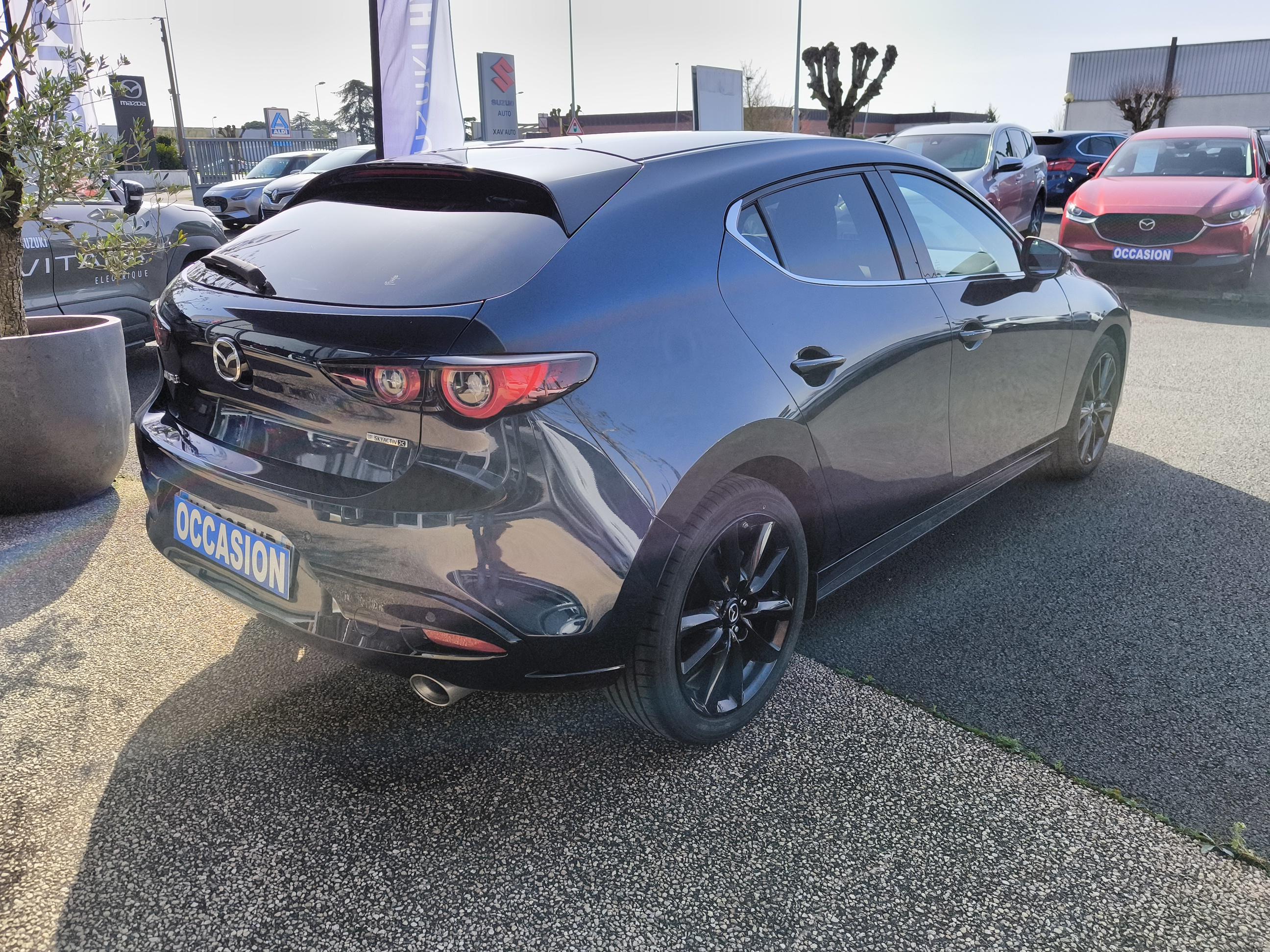MAZDA Mazda3 5 portes 2.0L e-SKYACTIV-X M Hybrid 186 ch BVM6 Homura - Véhicule Occasion - Océane Auto MAZDA Mazda3 5 portes 2.0L e-SKYACTIV-X M Hybrid 186 ch BVM6 Homura - Véhicule Occasion Océane Auto