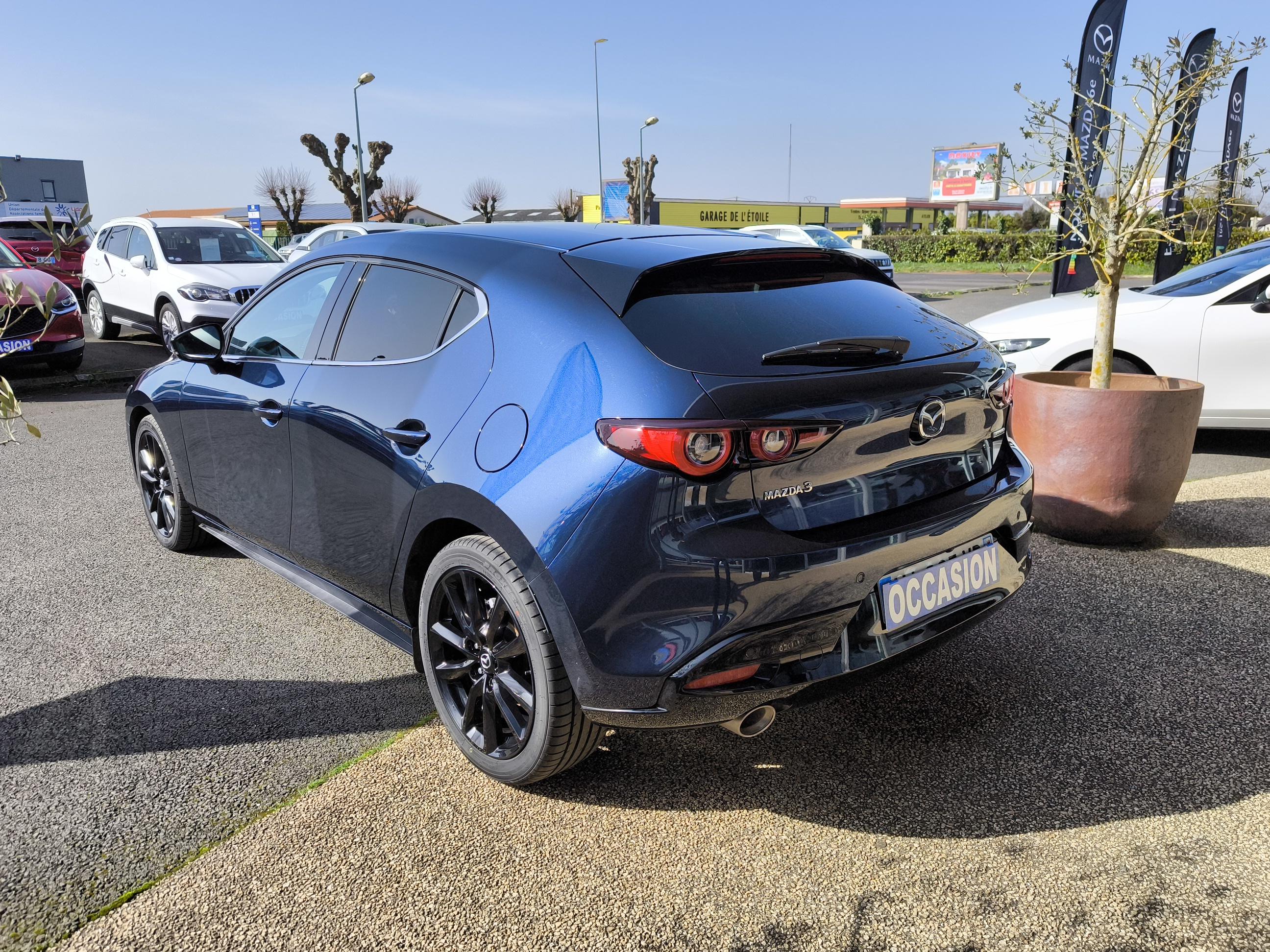 MAZDA Mazda3 5 portes 2.0L e-SKYACTIV-X M Hybrid 186 ch BVM6 Homura - Véhicule Occasion - Océane Auto MAZDA Mazda3 5 portes 2.0L e-SKYACTIV-X M Hybrid 186 ch BVM6 Homura - Véhicule Occasion Océane Auto